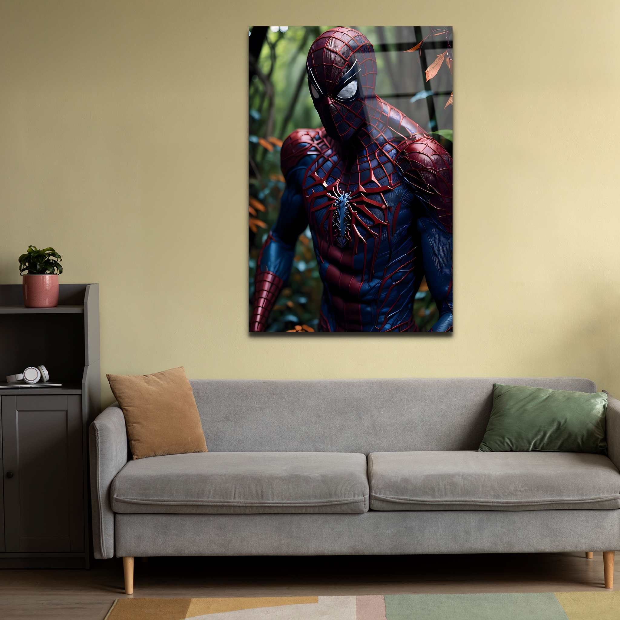 Spider-Man: The Hero of New York | Premium HD Metal Wall Art