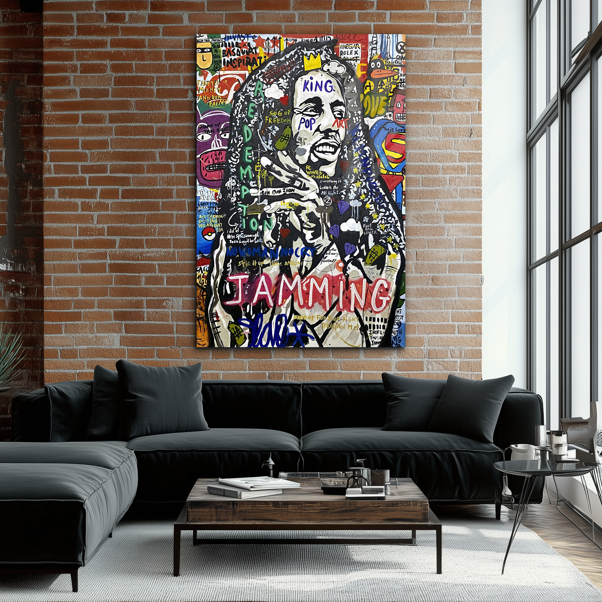 Bob Marley | Premium HD Metal Wall Art