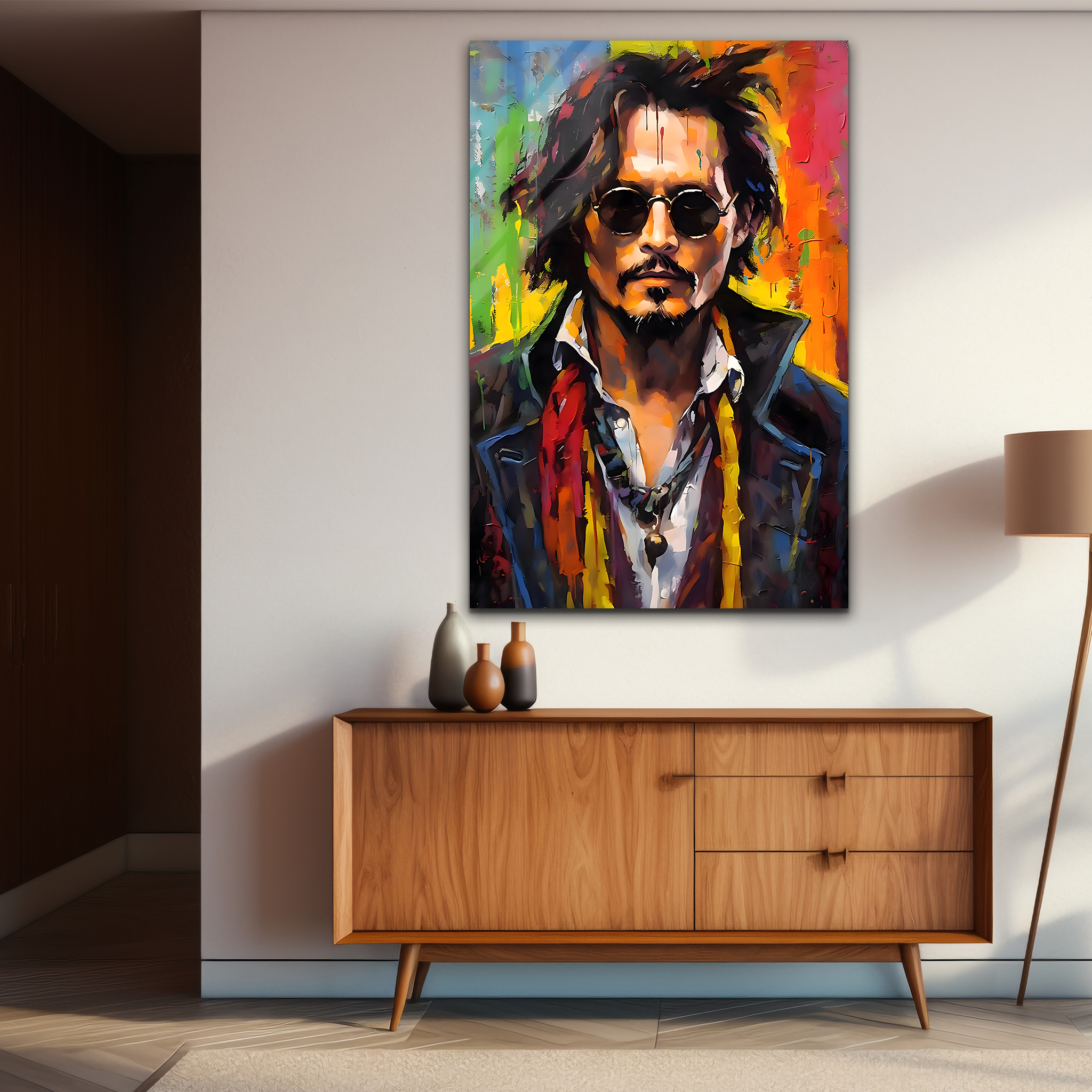 Johnny Depp | Premium HD Metal Wall Art