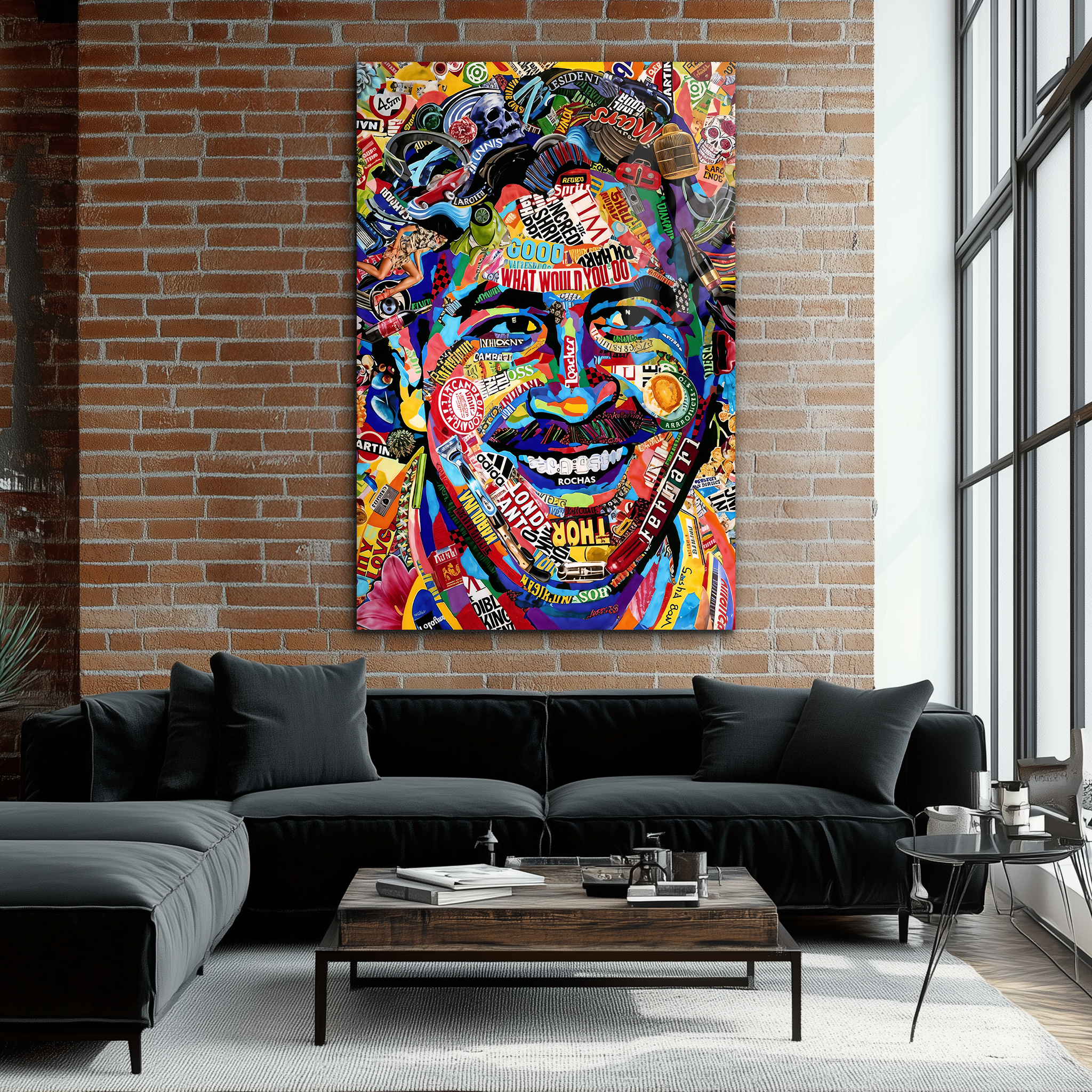 Pablo Escobar Smiling | Premium HD Metal Wall Art