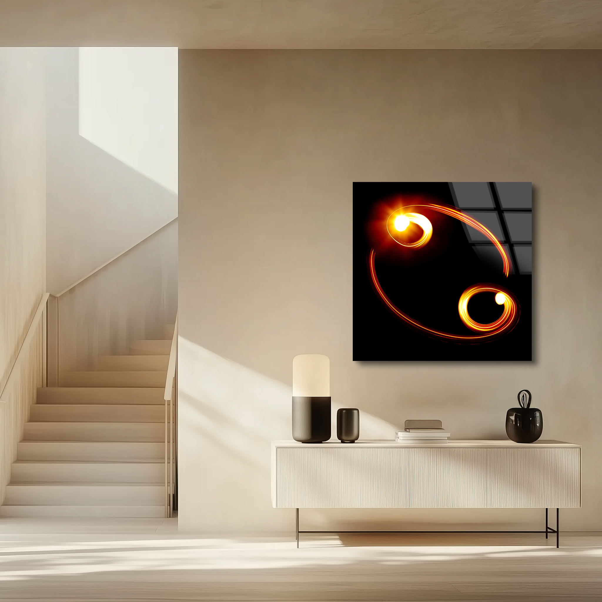 Cancer Zodiac Symbol | Premium HD Metal Wall Art