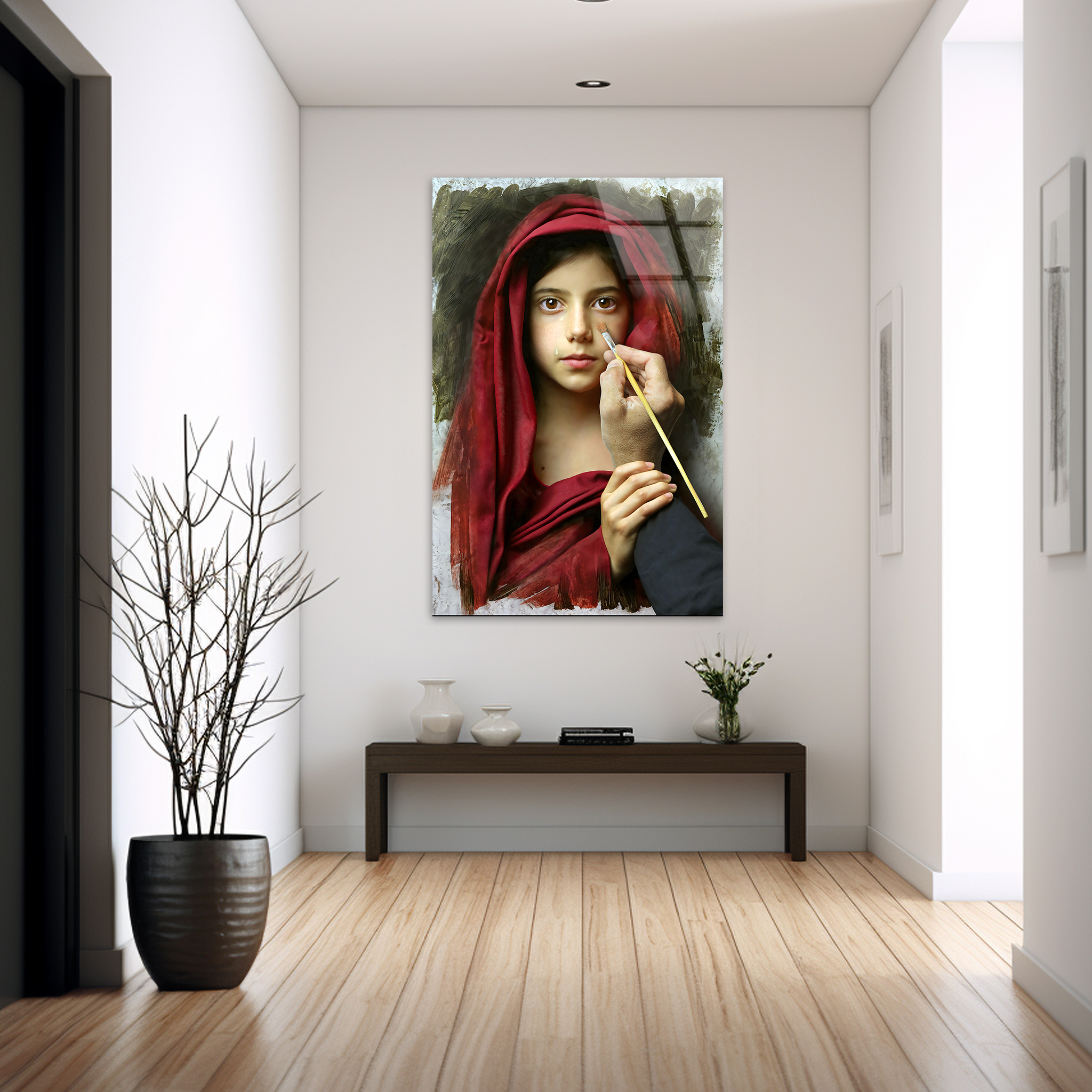 Surreal Portrait | Premium HD Metal Wall Art