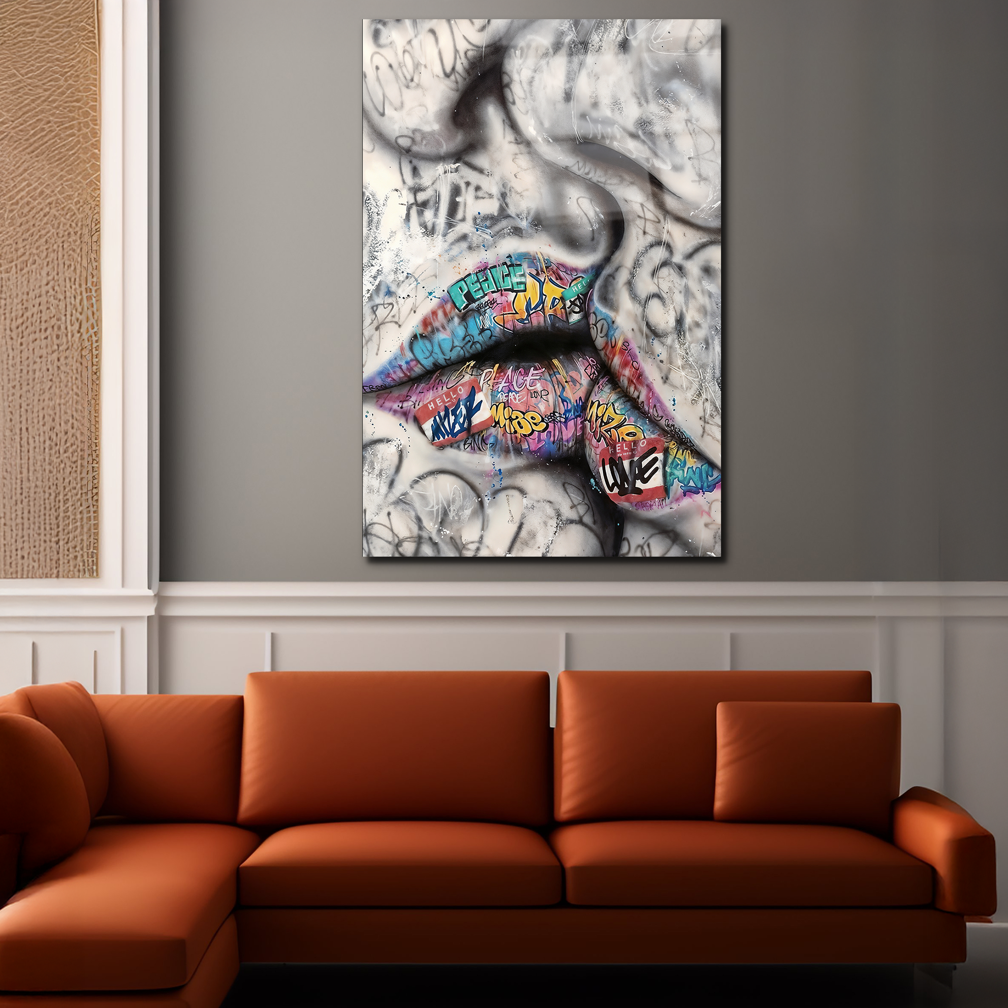 Banksy "Couple" | Premium HD Metal Wall Art