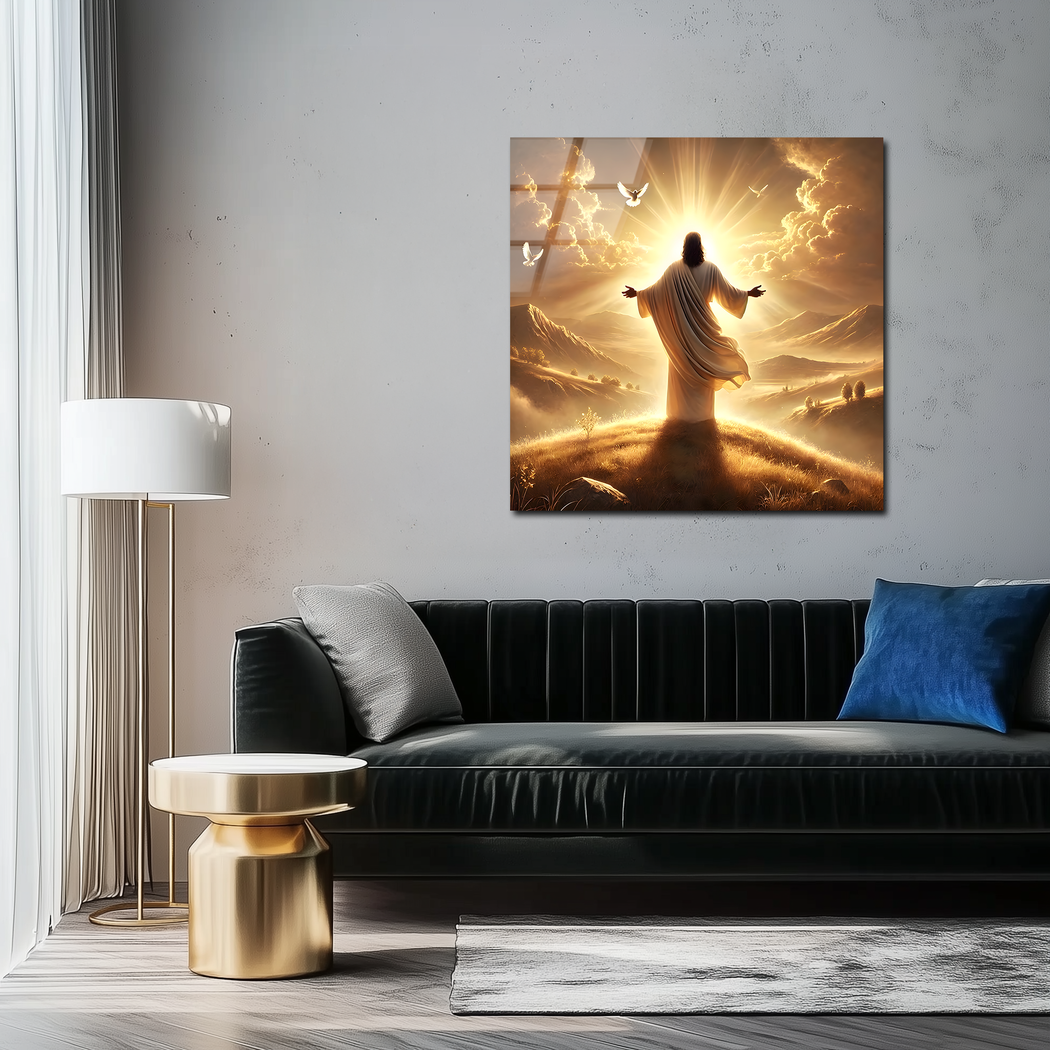 Christ is King | Premium HD Metal Wall Art