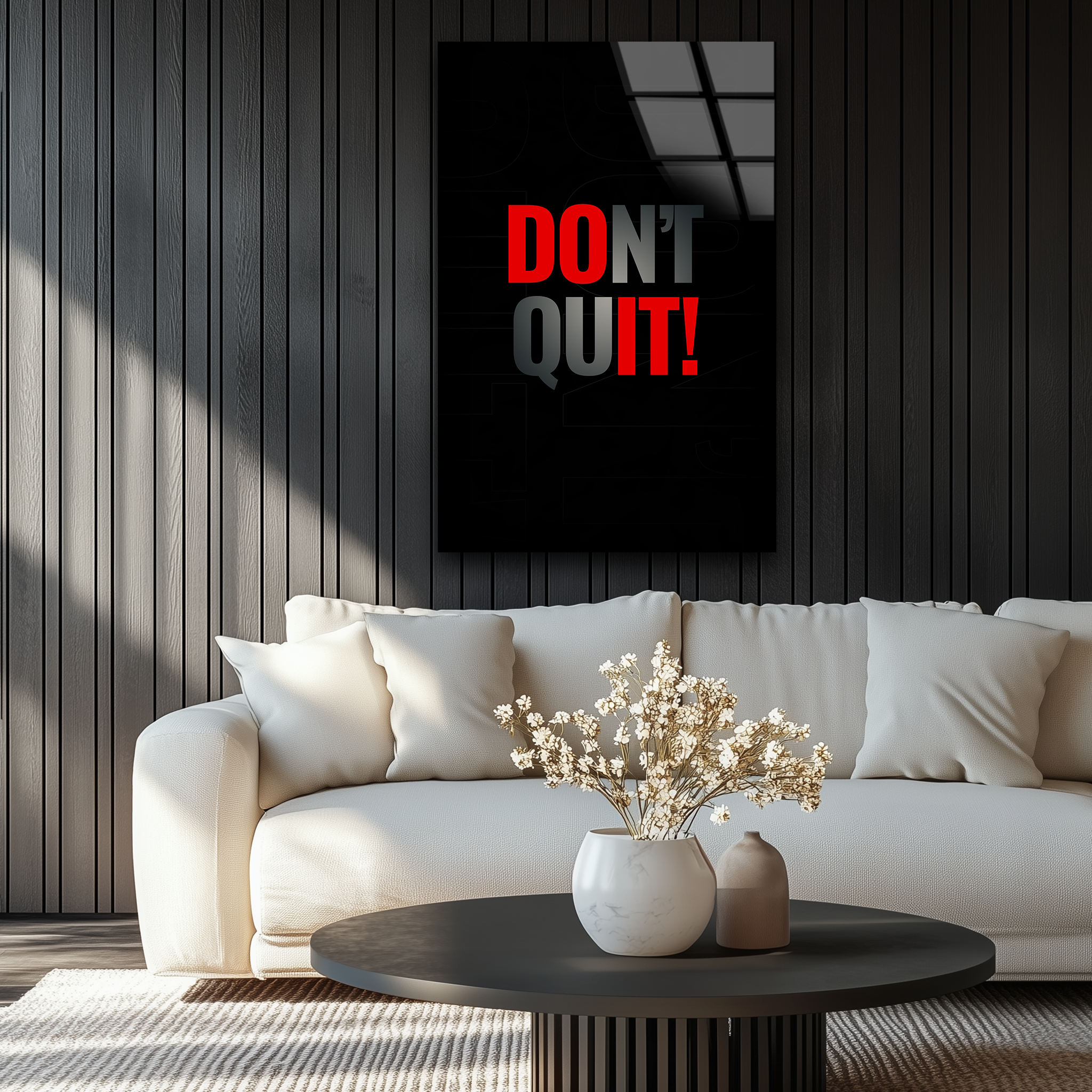 Don't Quit | Premium HD Metal Wall Art