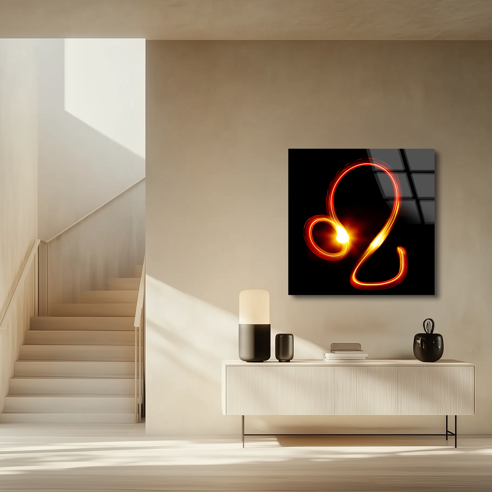 Leo Zodiac Symbol | Premium HD Metal Wall Art