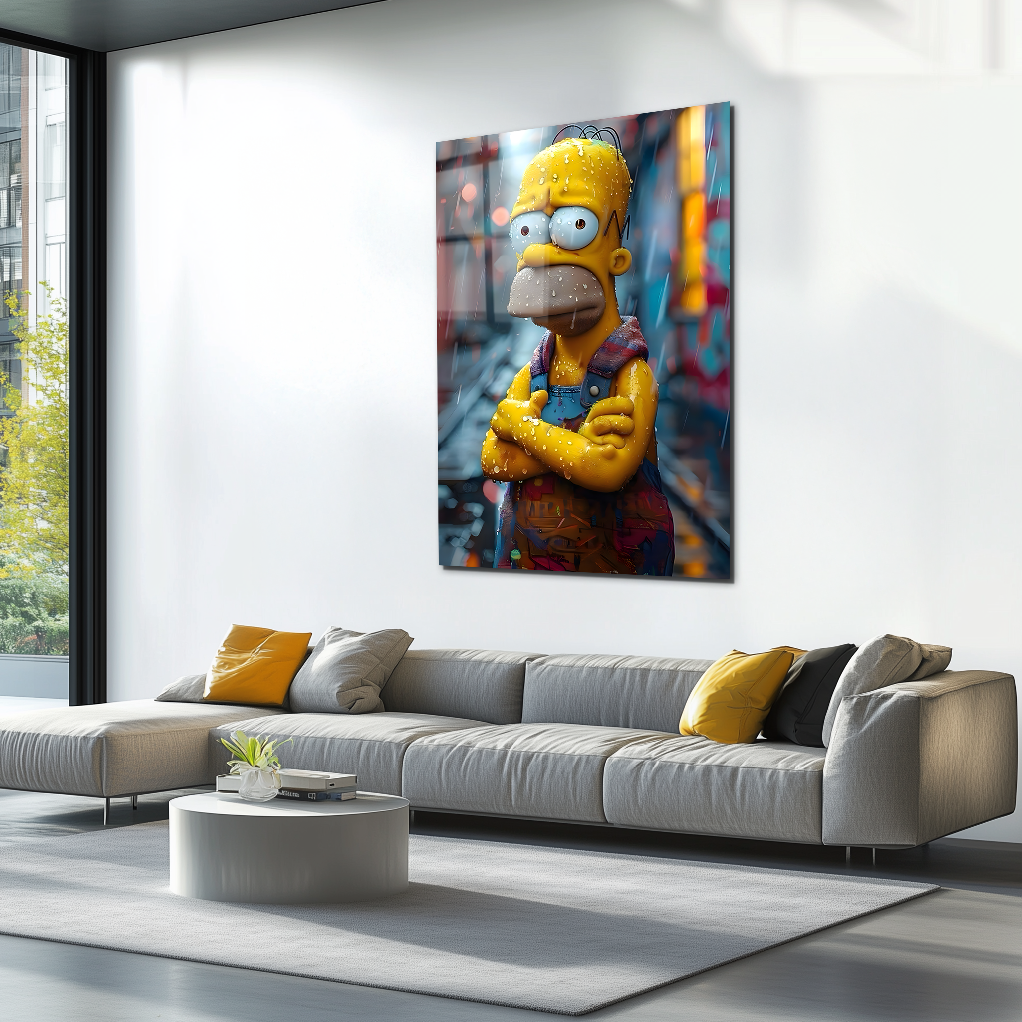 Homer Simpson | Premium HD Metal Wall Art