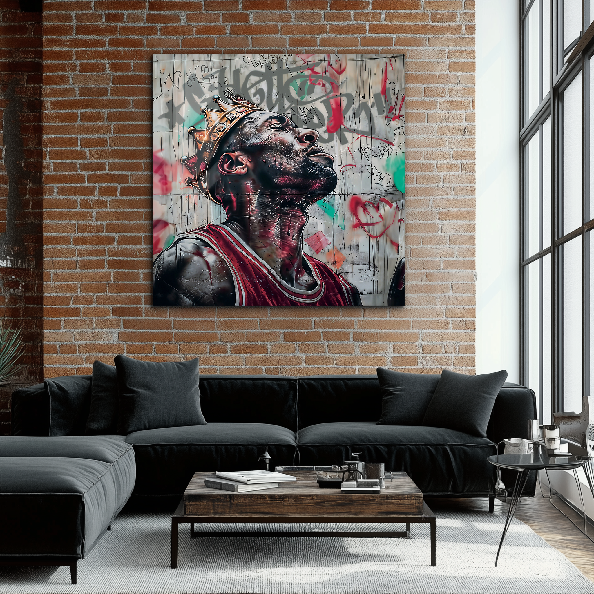 Michael Jordan: The King of Basketball | Premium HD Metal Wall Art