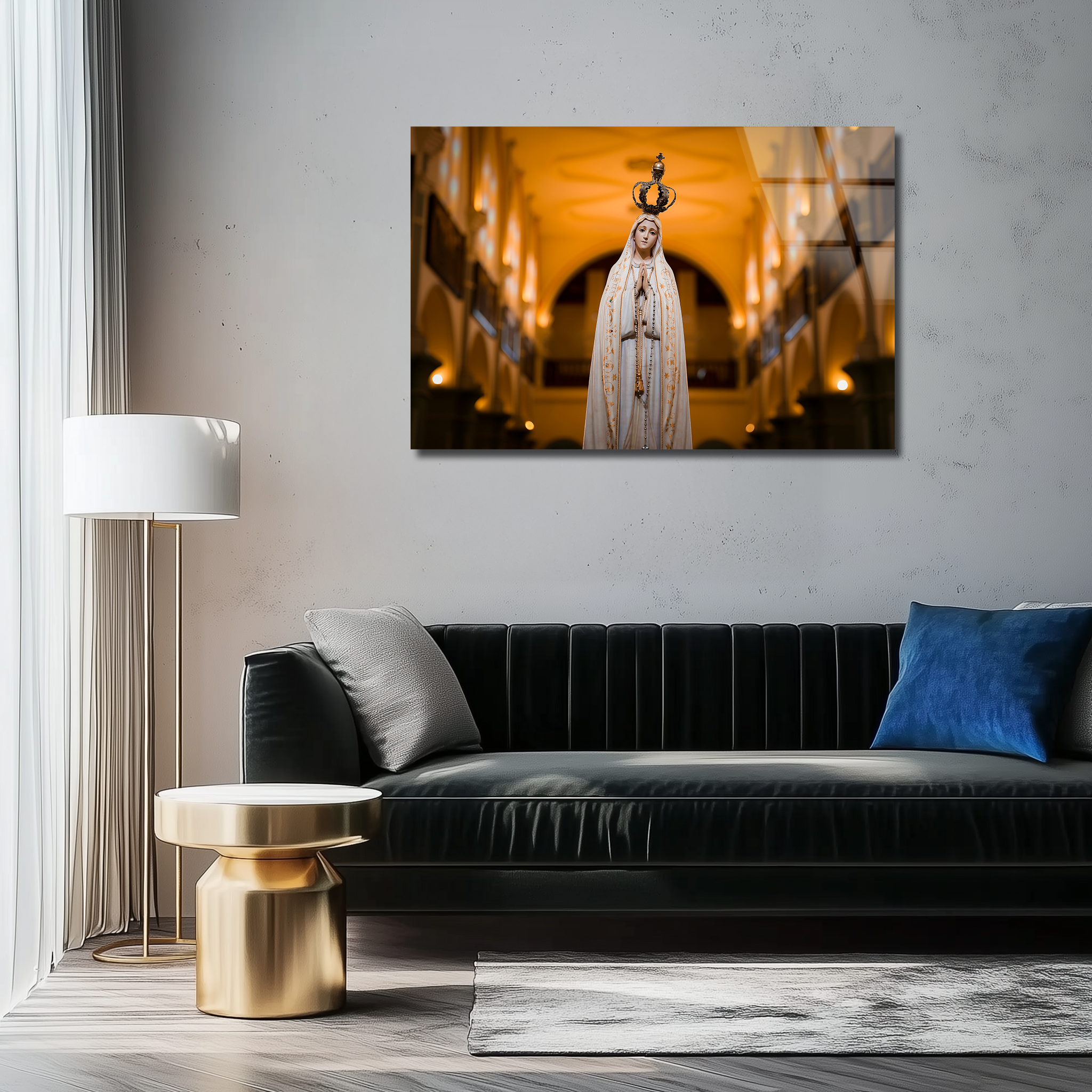 Our Lady of Fatima | Premium HD Metal Wall Art