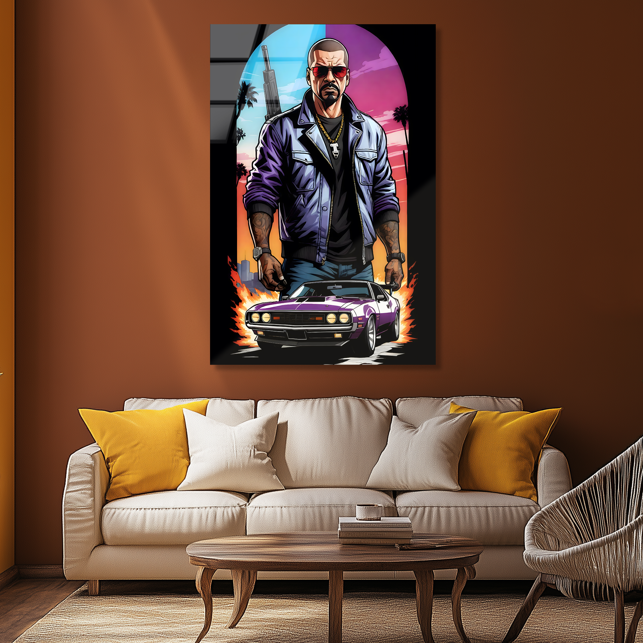 GTA | Premium HD Metal Wall Art