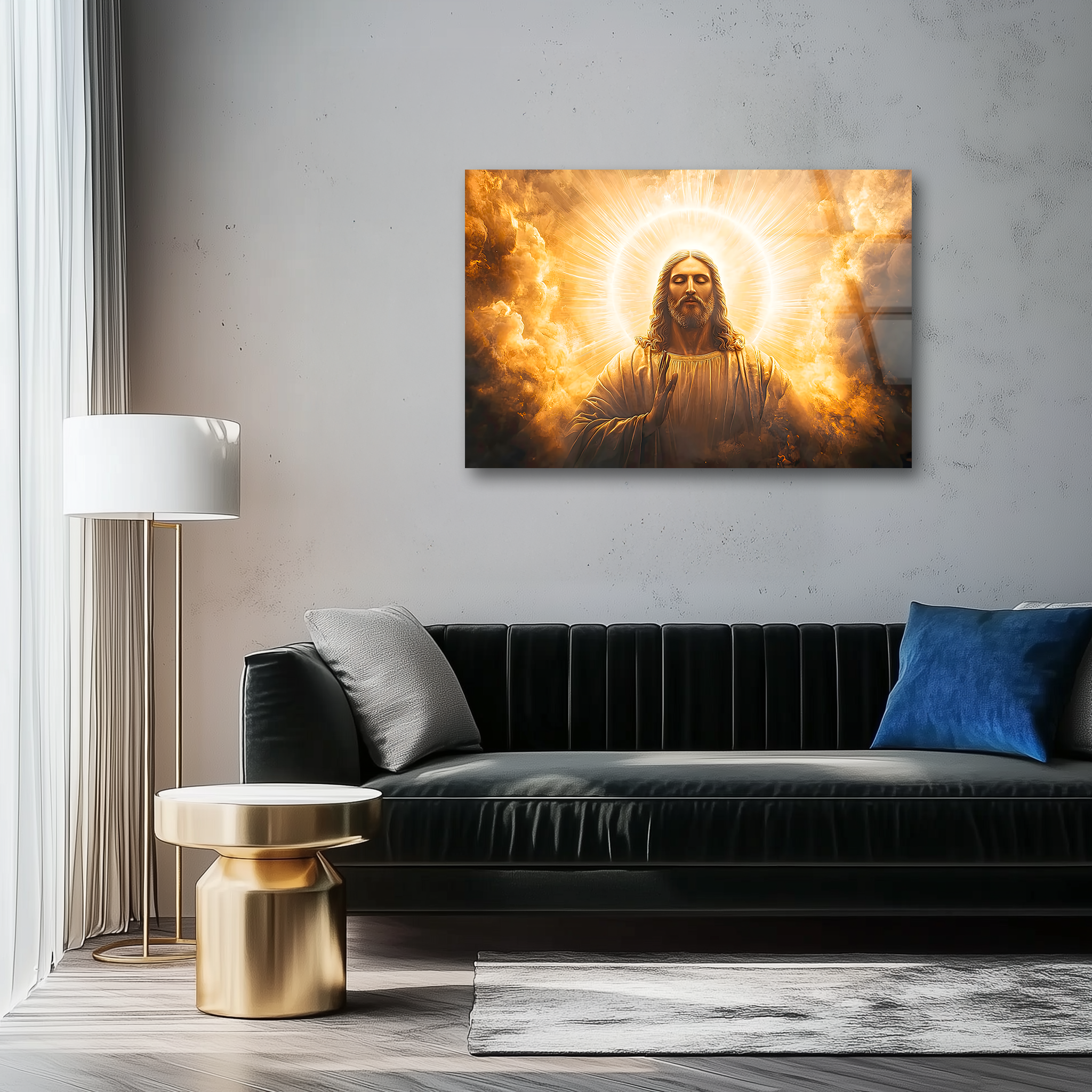 Jesus the Savior | Premium HD Metal Wall Art