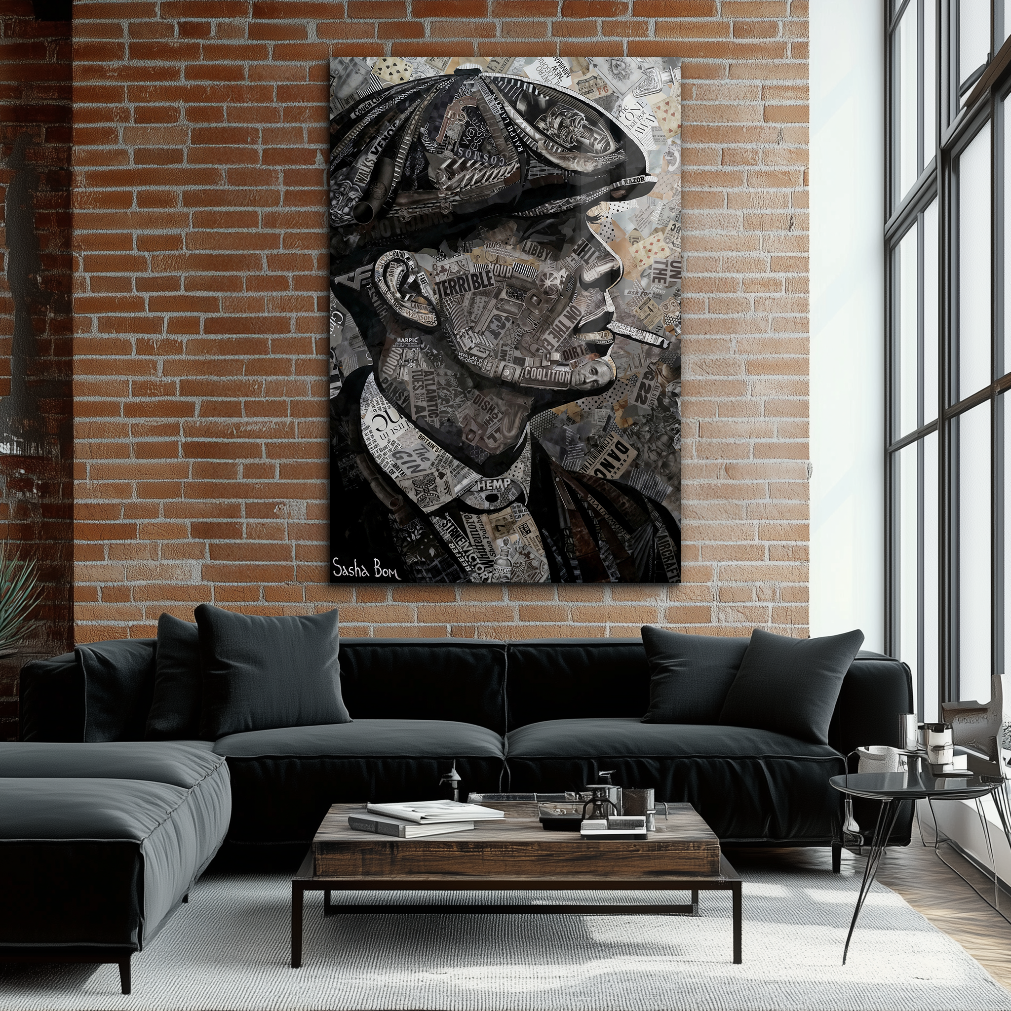 The Shelby Legacy: A Tommy Shelby Portrait | Premium HD Metal Wall Art
