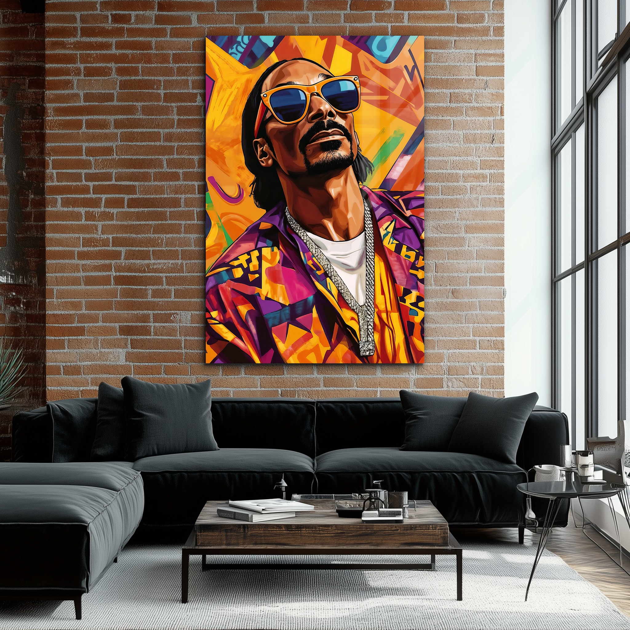 Snoop Dogg: The King of Cool | Premium HD Metal Wall Art