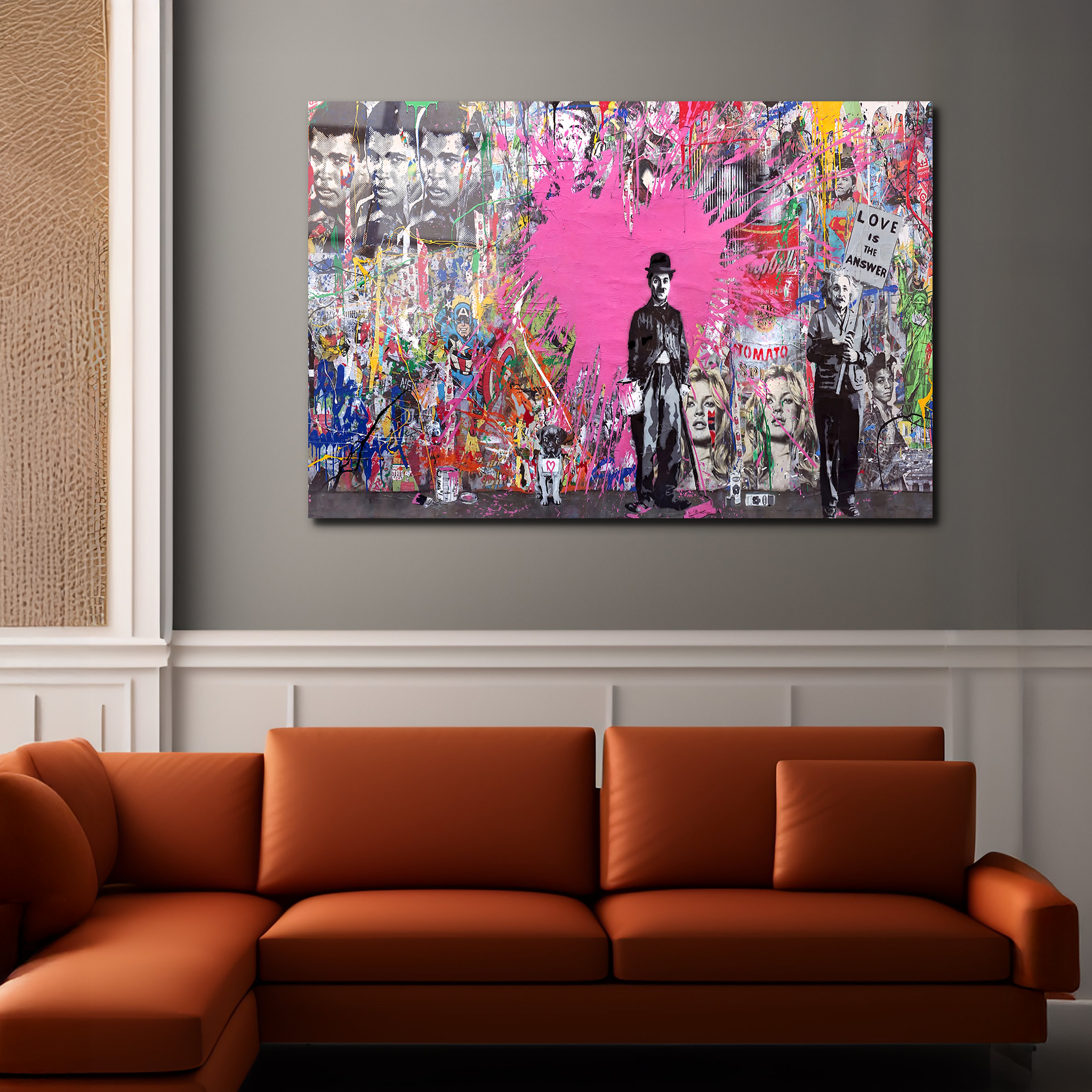 Banksy "Love Is the Answer" | Premium HD Metal Wall Art - DezignArt