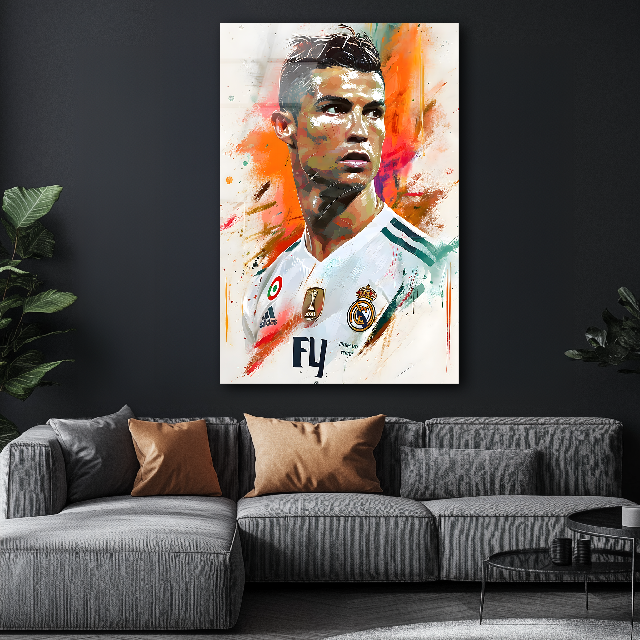 Cristiano Ronaldo | Premium HD Metal Wall Art