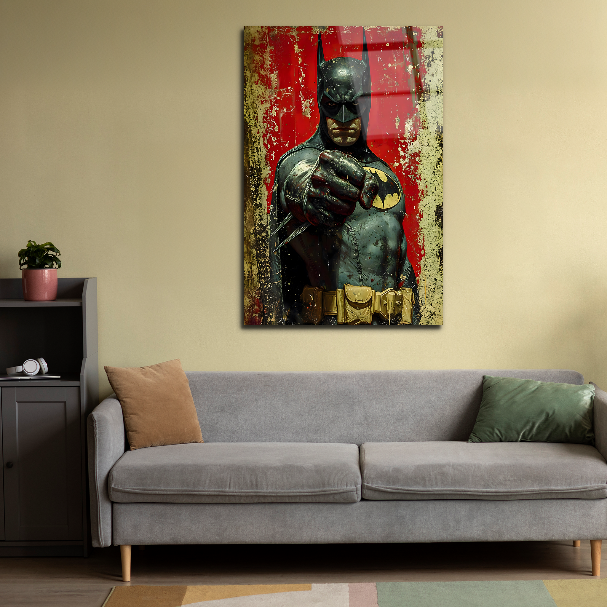 Batman: The Dark Knight | Premium HD Metal Wall Art