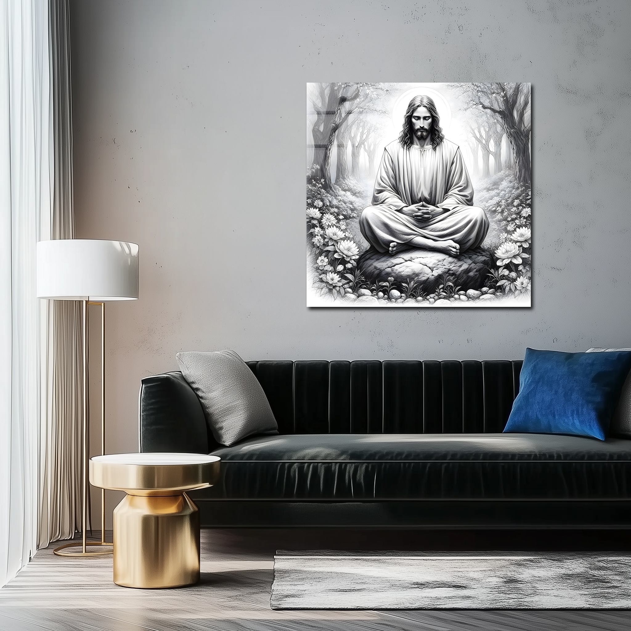 Jesus Christ: My Lord and My God | Premium HD Metal Wall Art