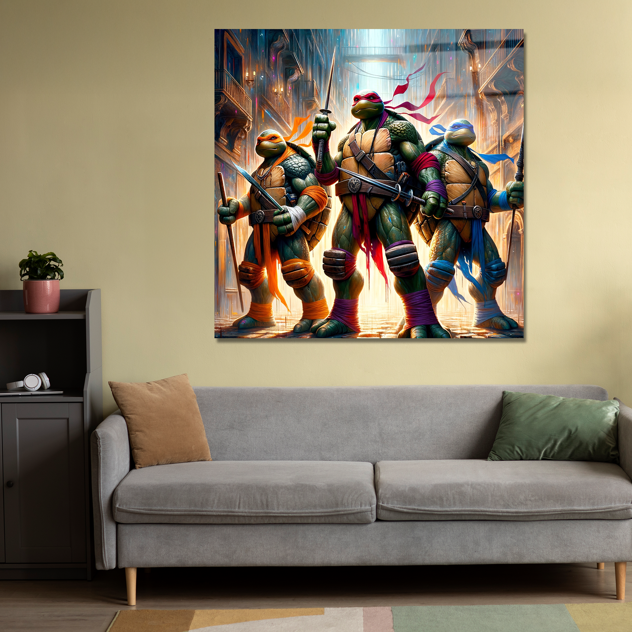 Teenage Mutant Ninja Turtles | Premium HD Metal Wall Art