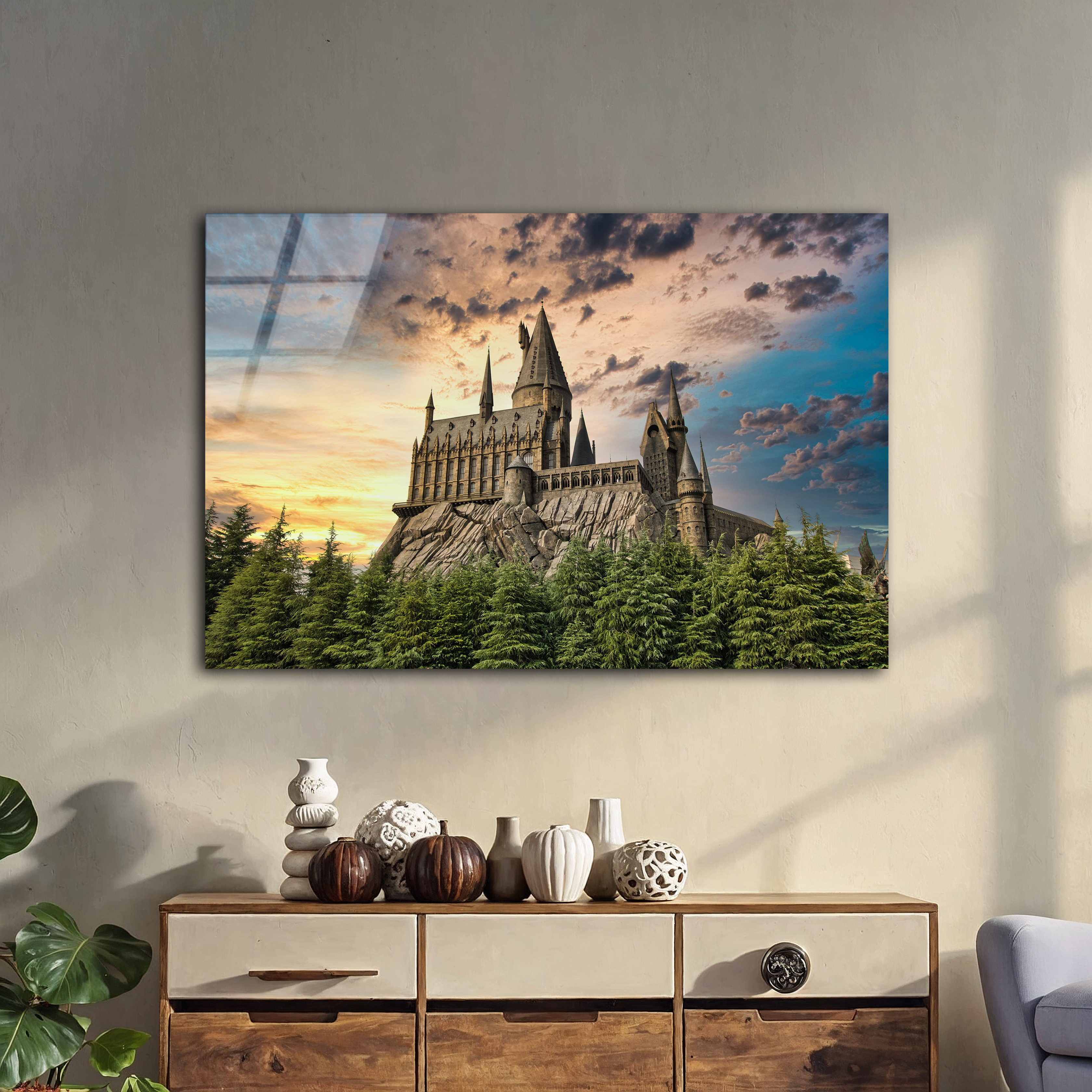 Hogwarts Castle | Premium HD Metal Wall Art