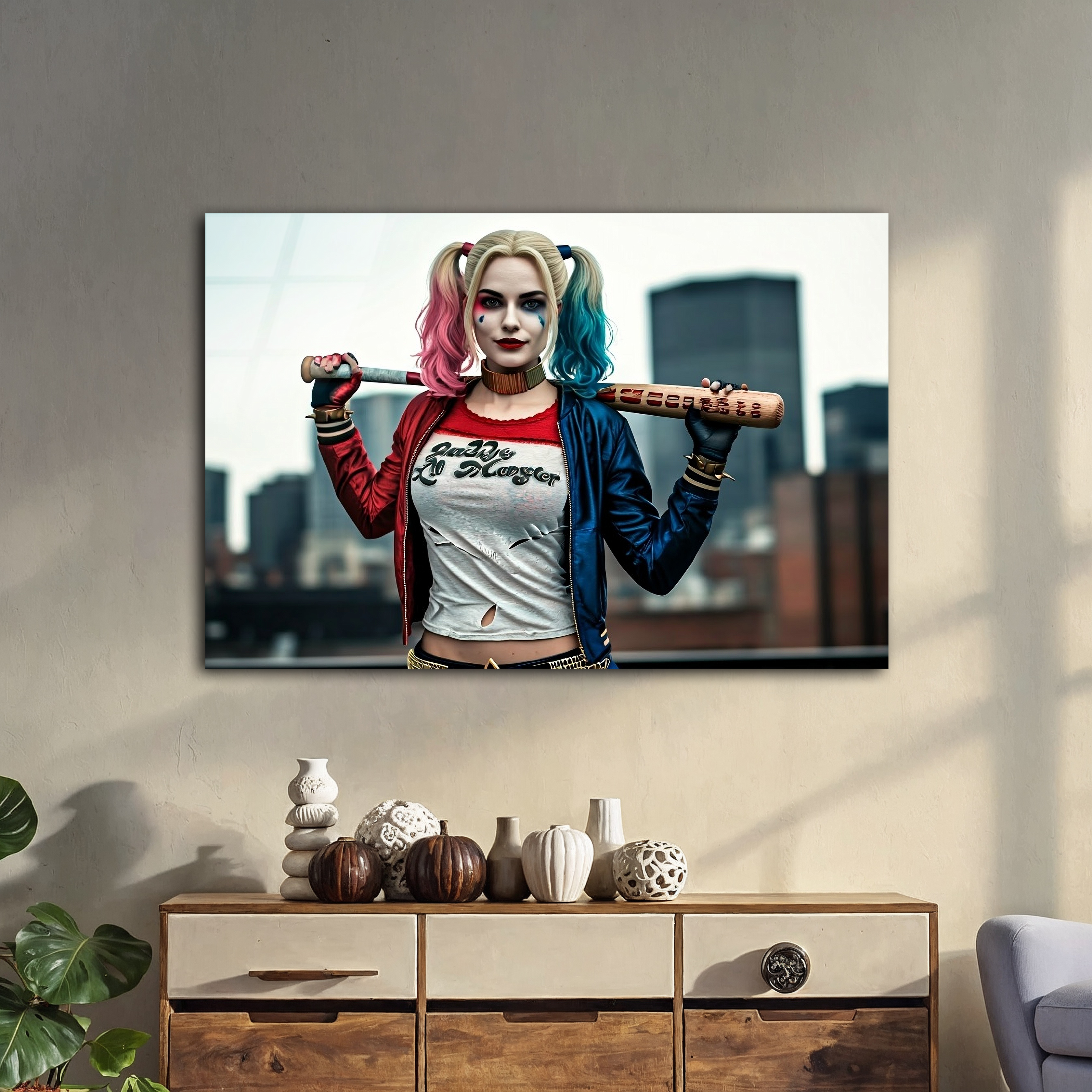 Harley Quinn | Premium HD Metal Wall Art