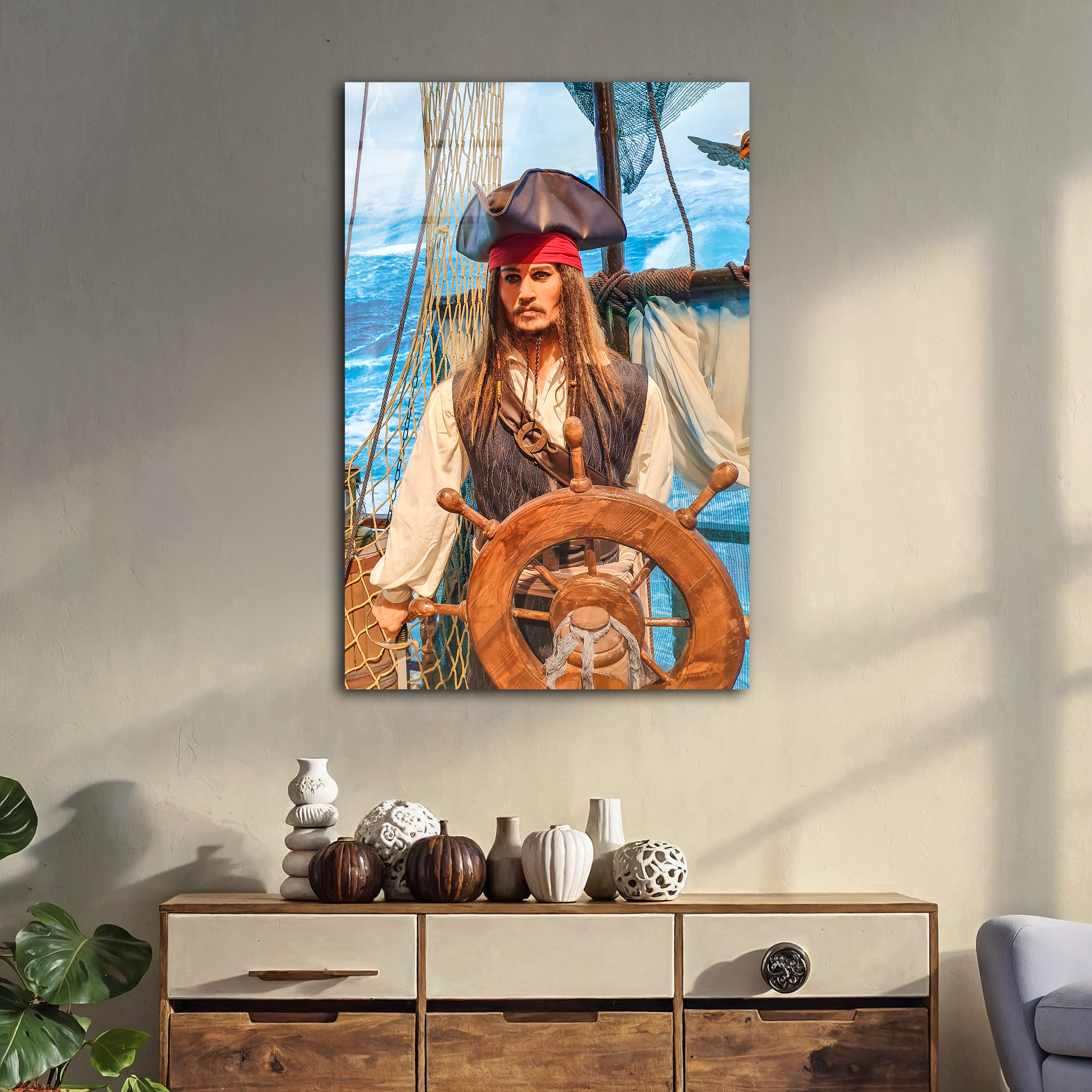 Jack Sparrow | Premium HD Metal Wall Art