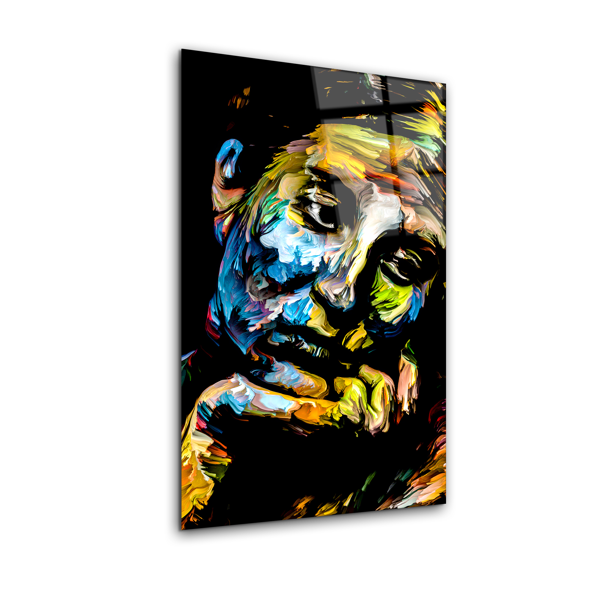 Spectral Woman Portrait | Premium HD Metal Wall Art
