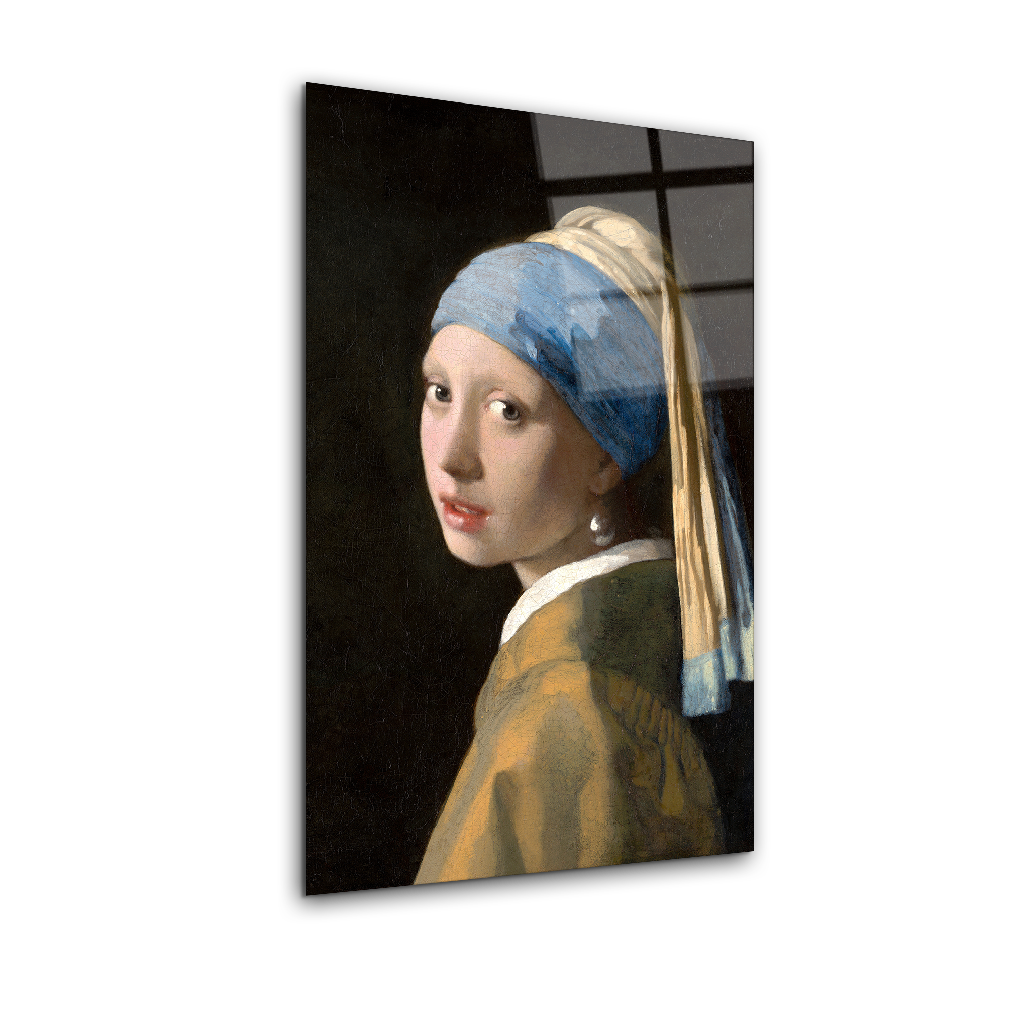 Girl with a Pearl Earring by Johannes Vermeer | Premium HD Metal Wall Art