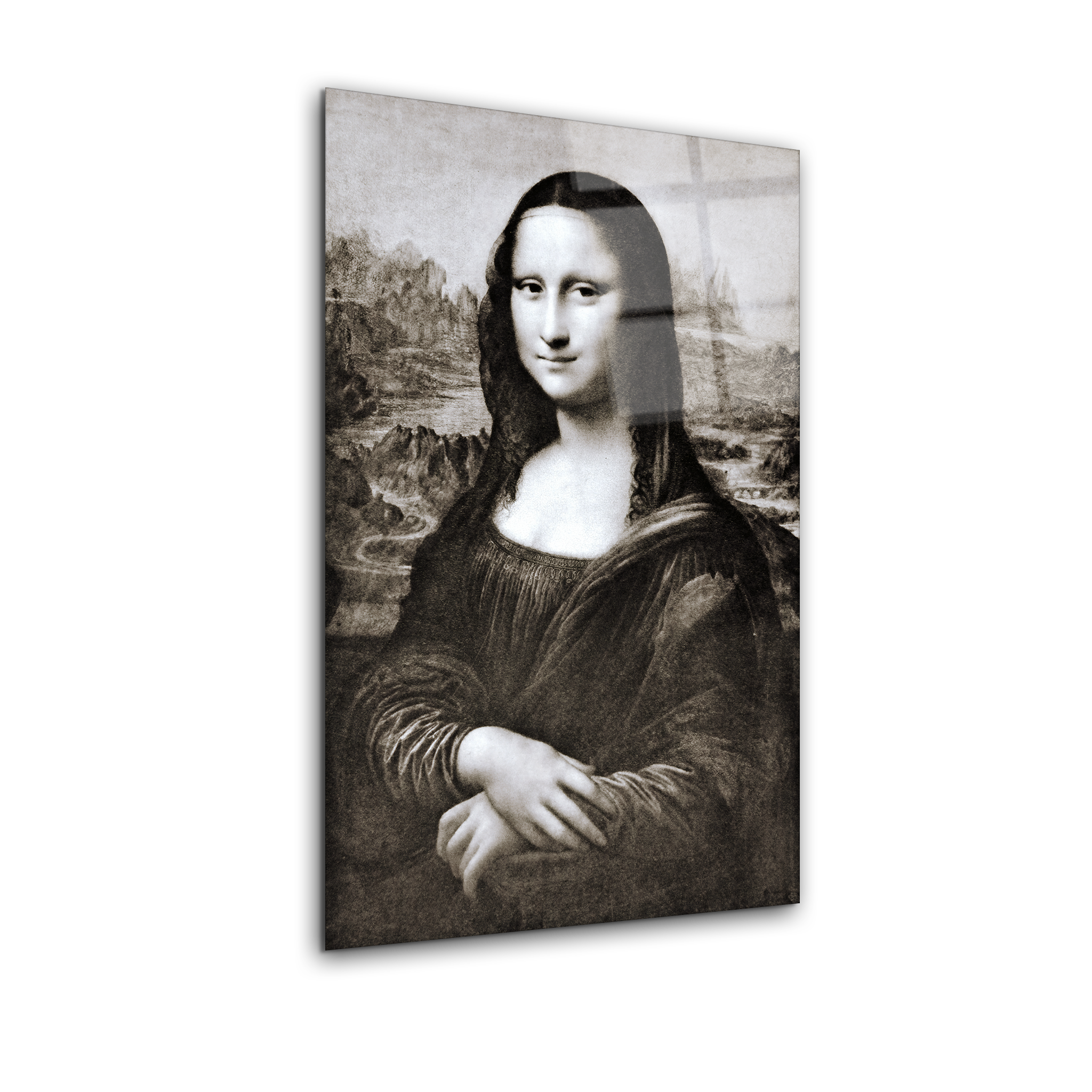 Mona Lisa by Leonardo da Vinci | Premium HD Metal Wall Art