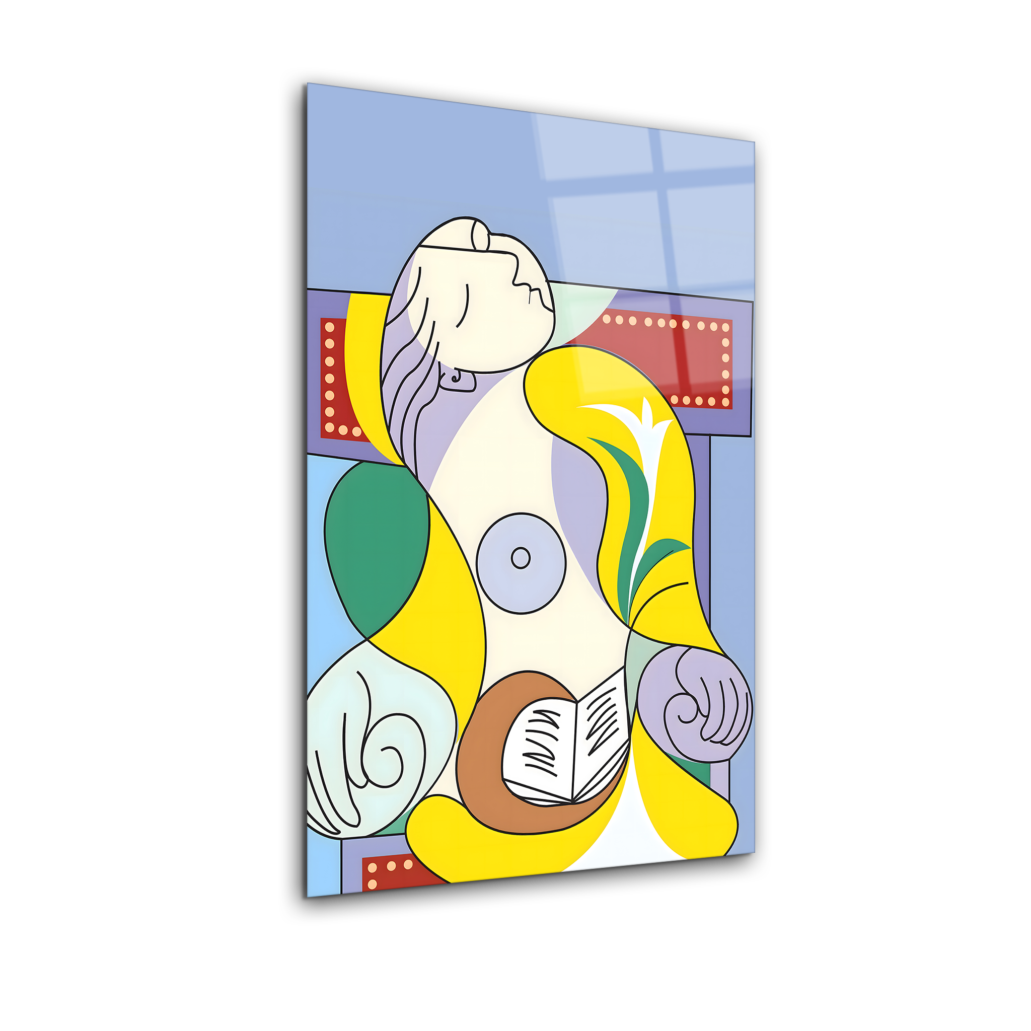 Lecture by Pablo Picasso | Premium HD Metal Wall Art