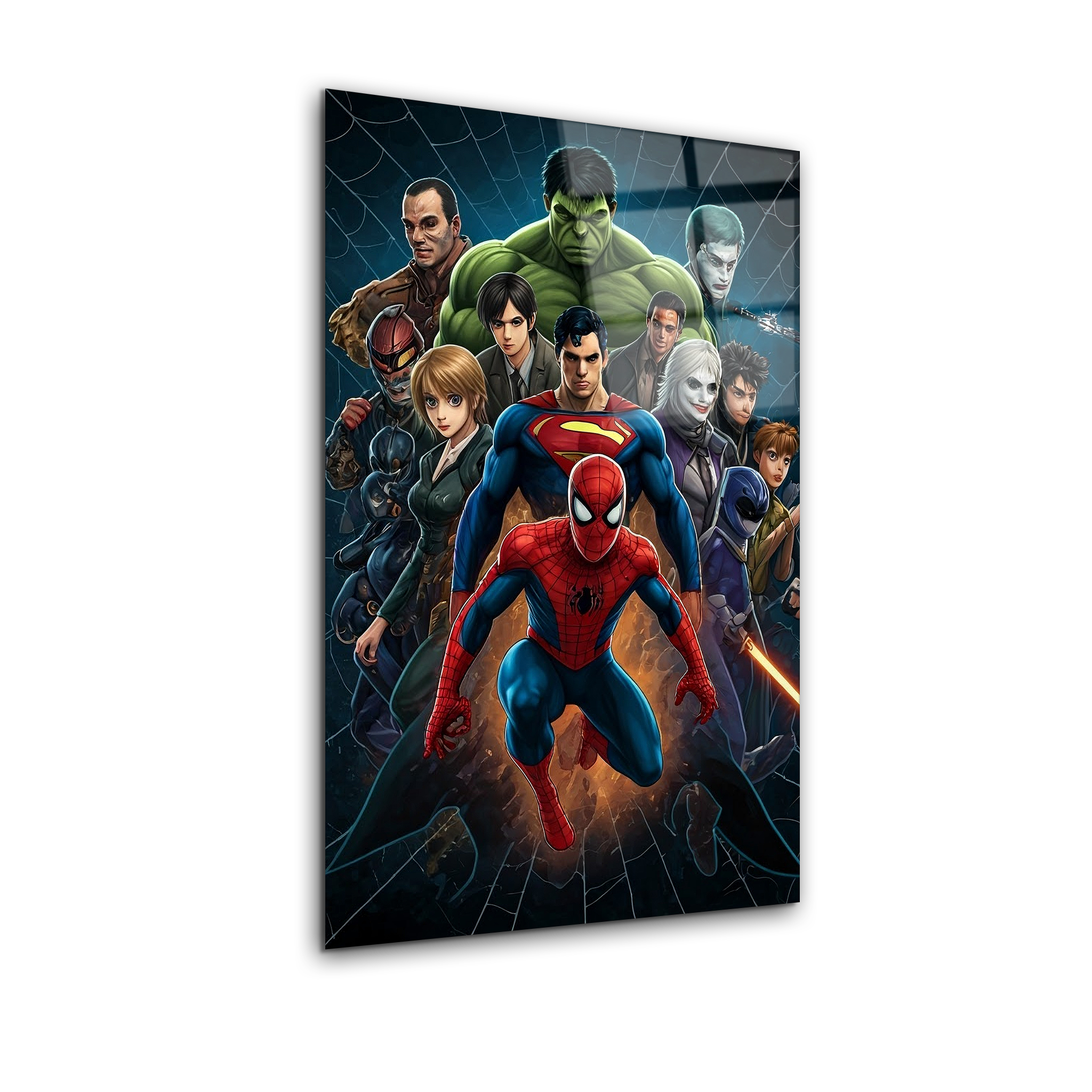 Epic Heroes & Legends | Premium HD Metal Wall Art