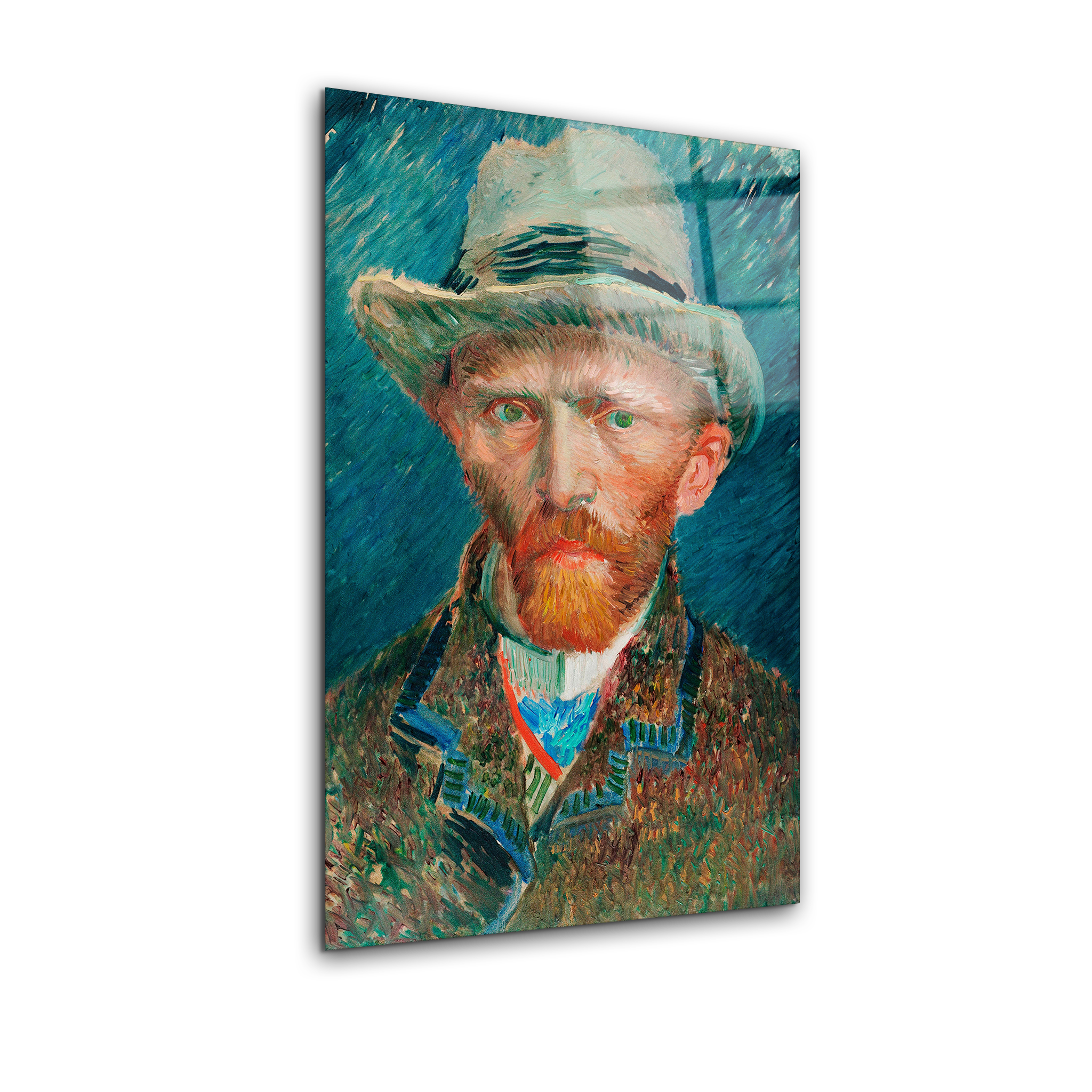 Self-Portrait by Vincent van Gogh | Premium HD Metal Wall Art