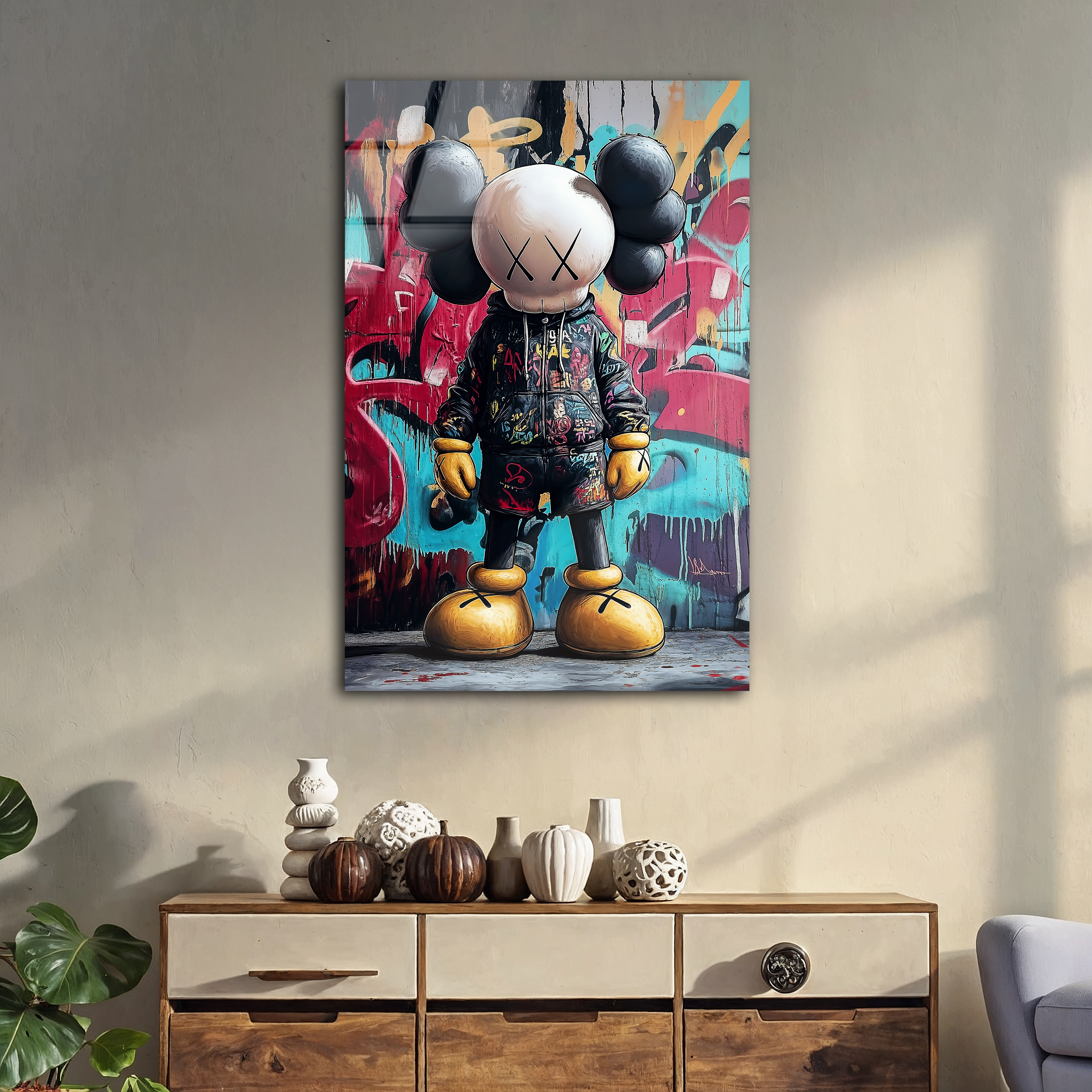 Colorful KAWS | Premium HD Metal Wall Art