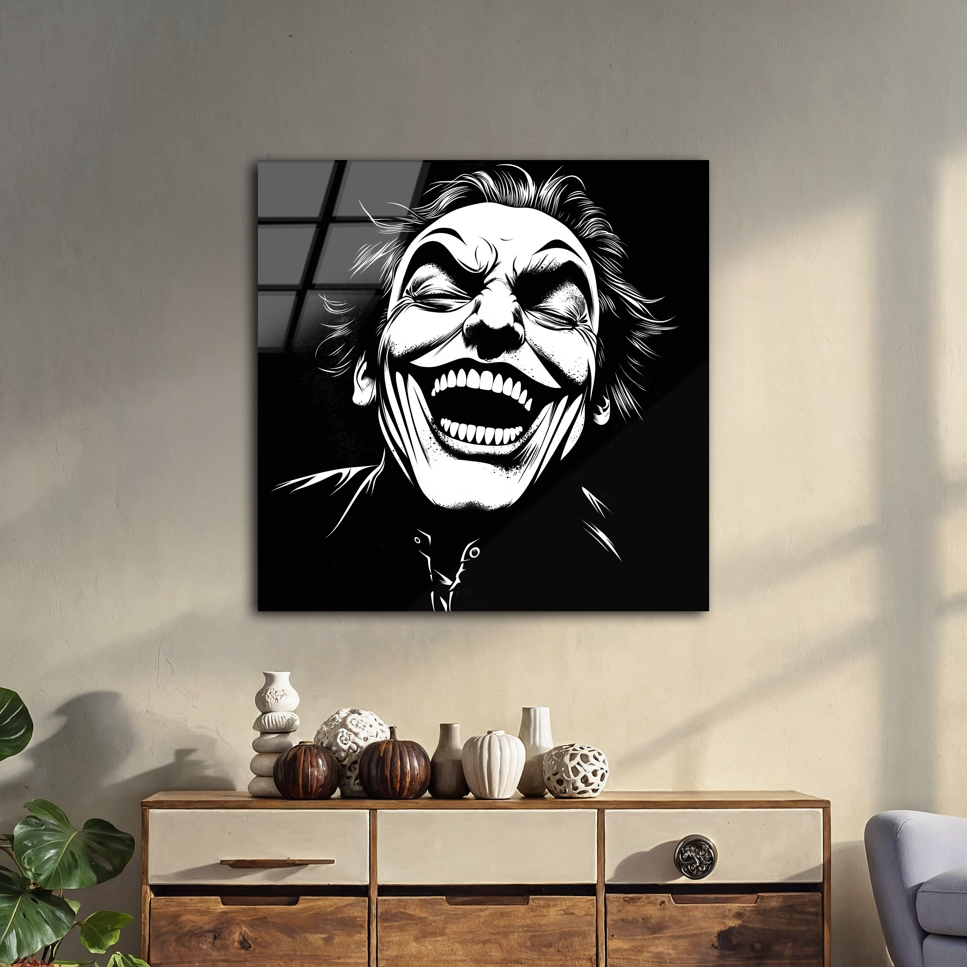 Laughing Joker | Premium HD Metal Wall Art