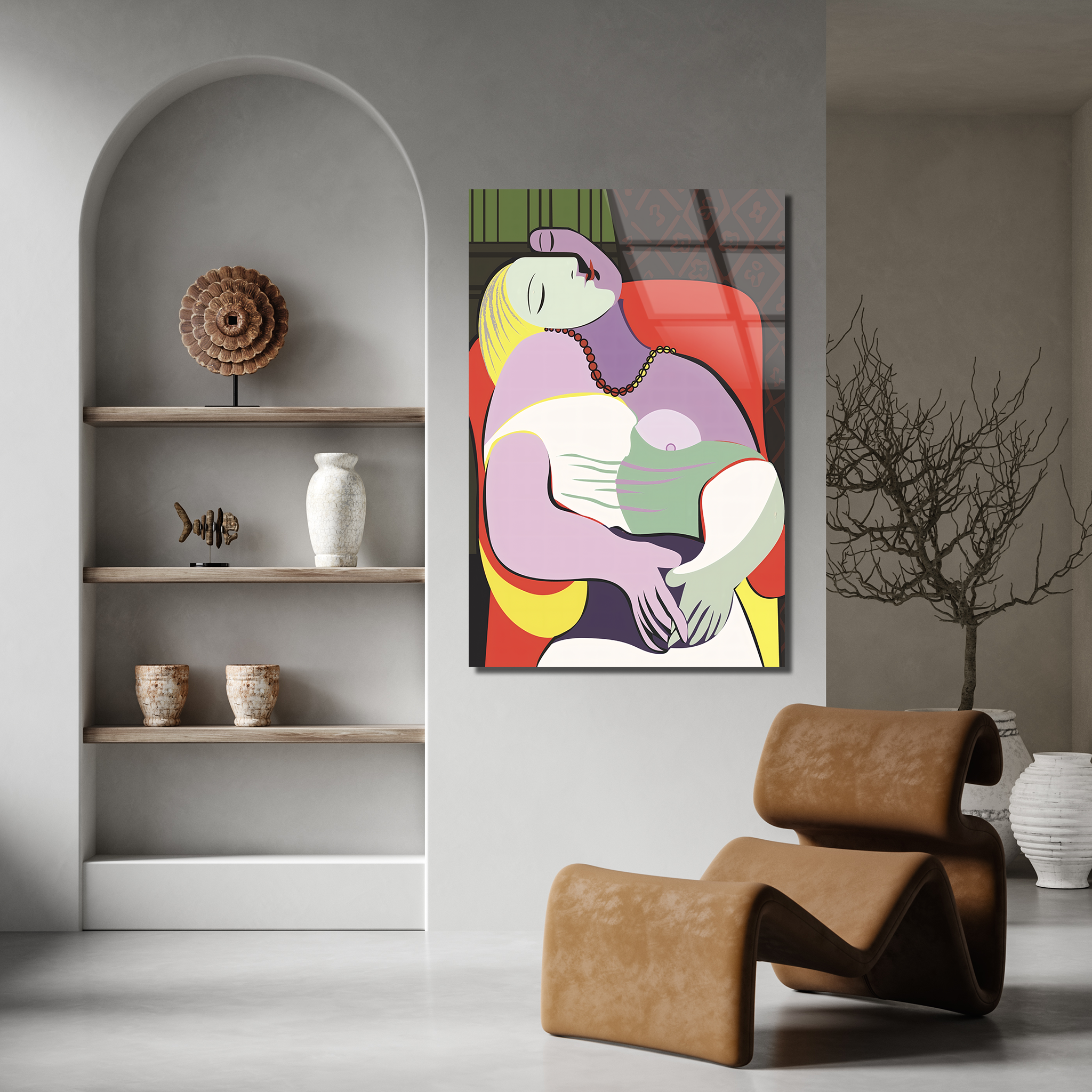 Dream (Le Rêve) by Pablo Picasso | Premium HD Metal Wall Art