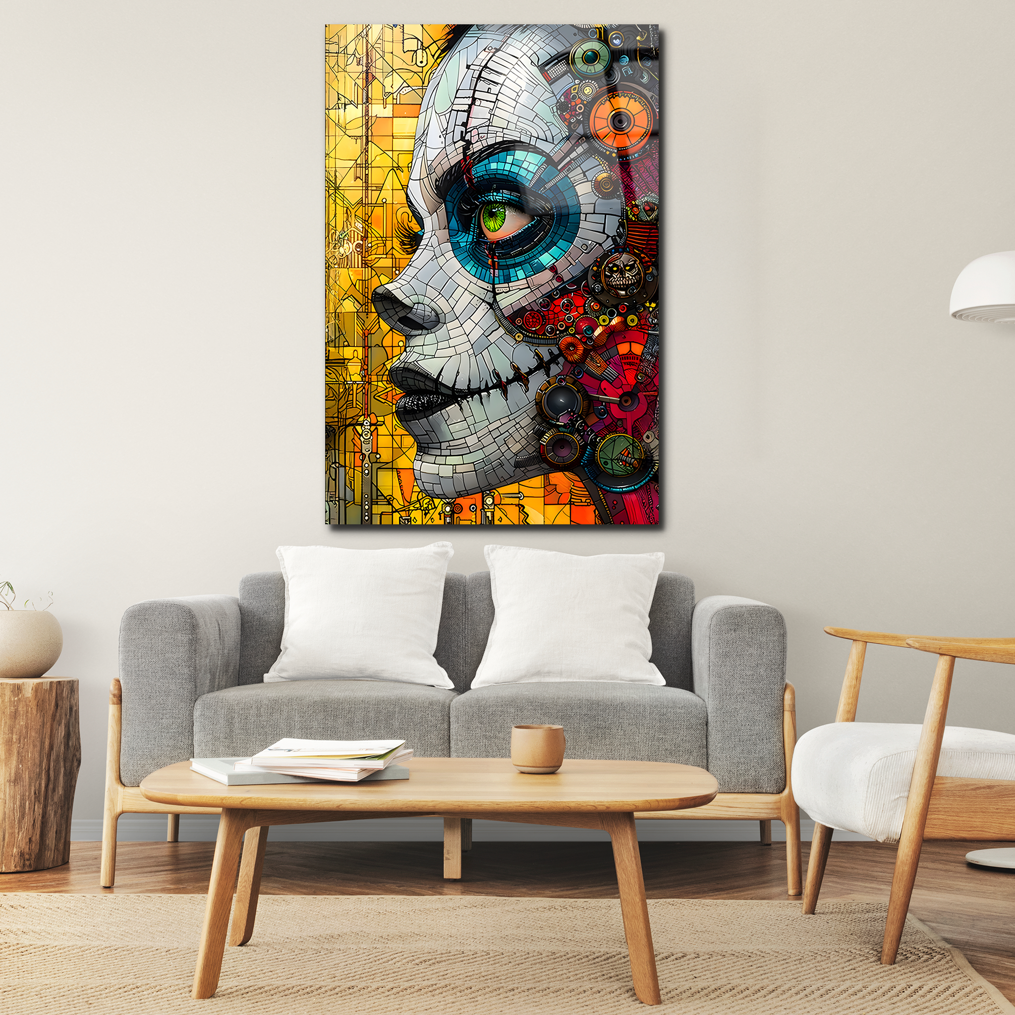 Abstract Woman Art | Premium HD Metal Wall Art