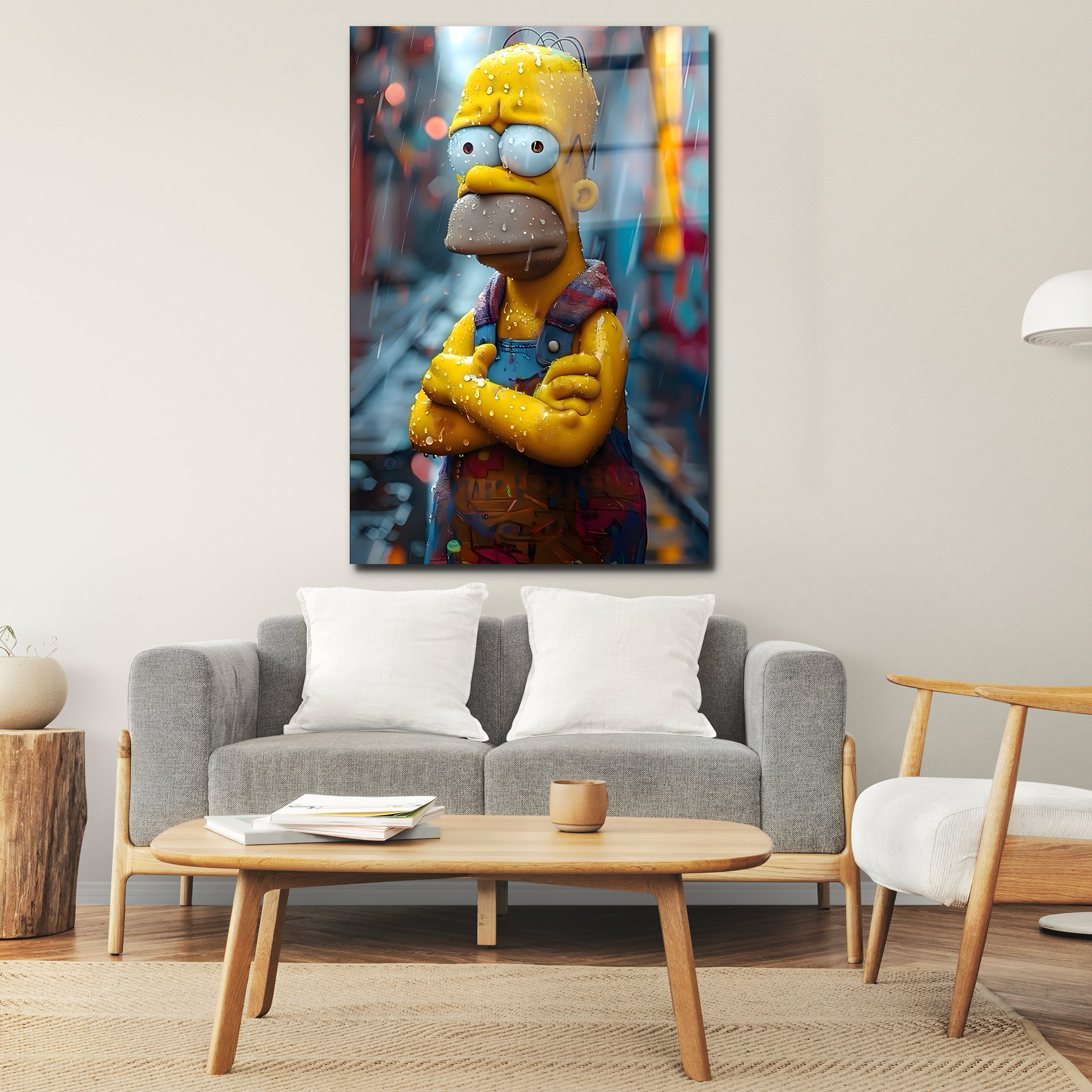 Homer Simpson | Premium HD Metal Wall Art