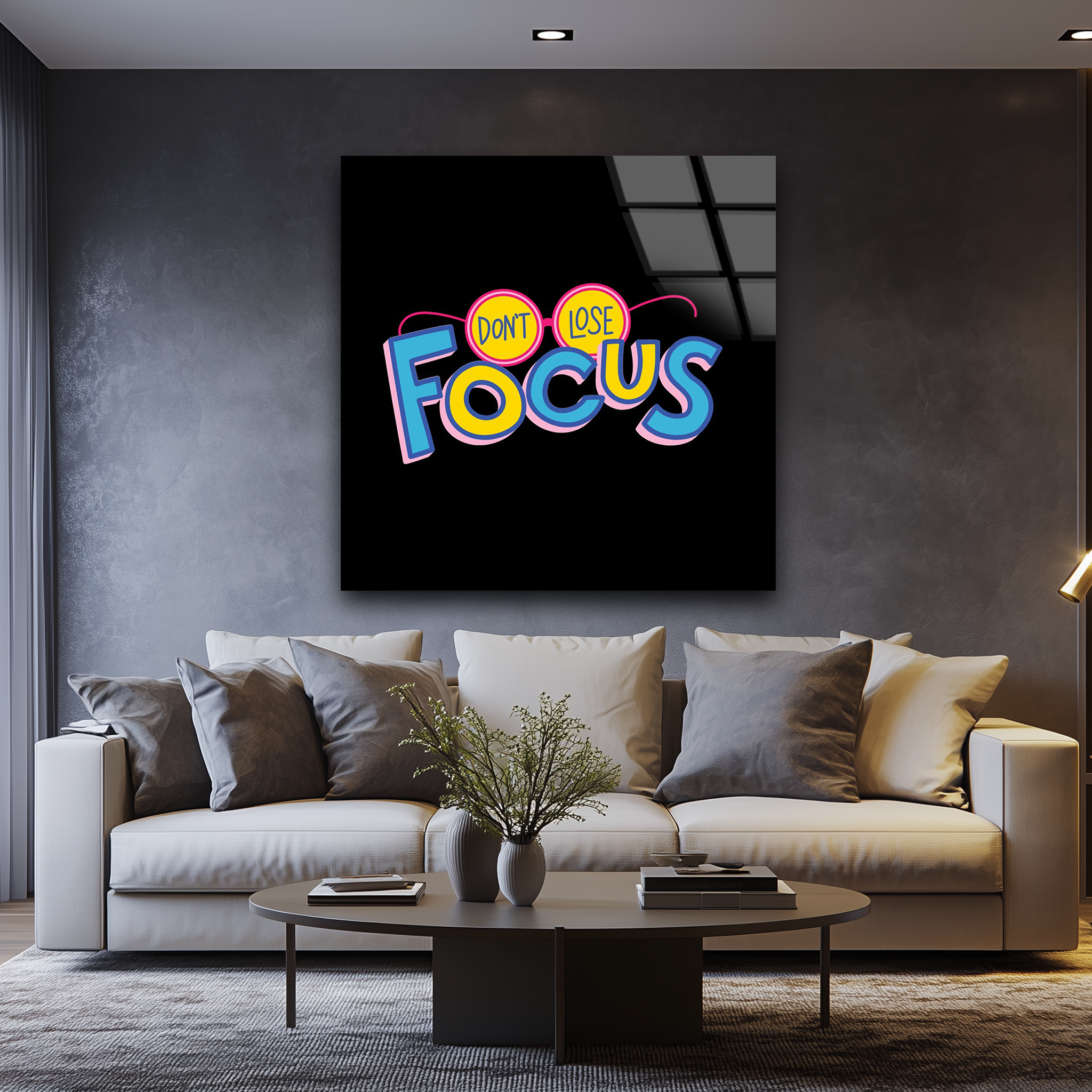 Don't Lose Focus | Premium HD Metal Wall Art