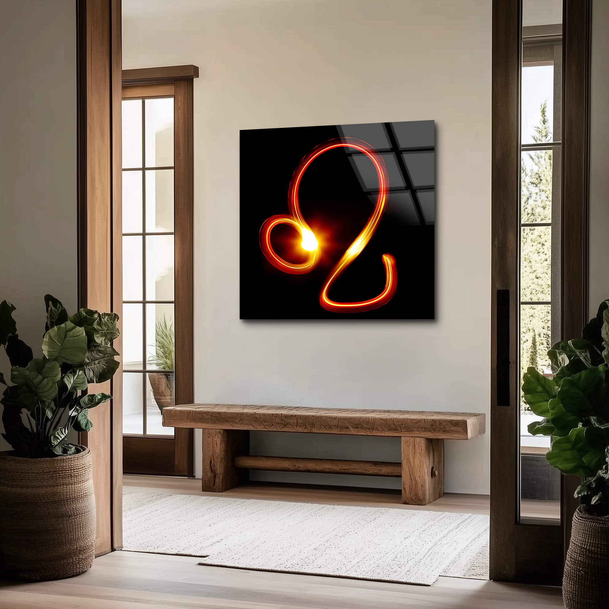 Leo Zodiac Symbol | Premium HD Metal Wall Art