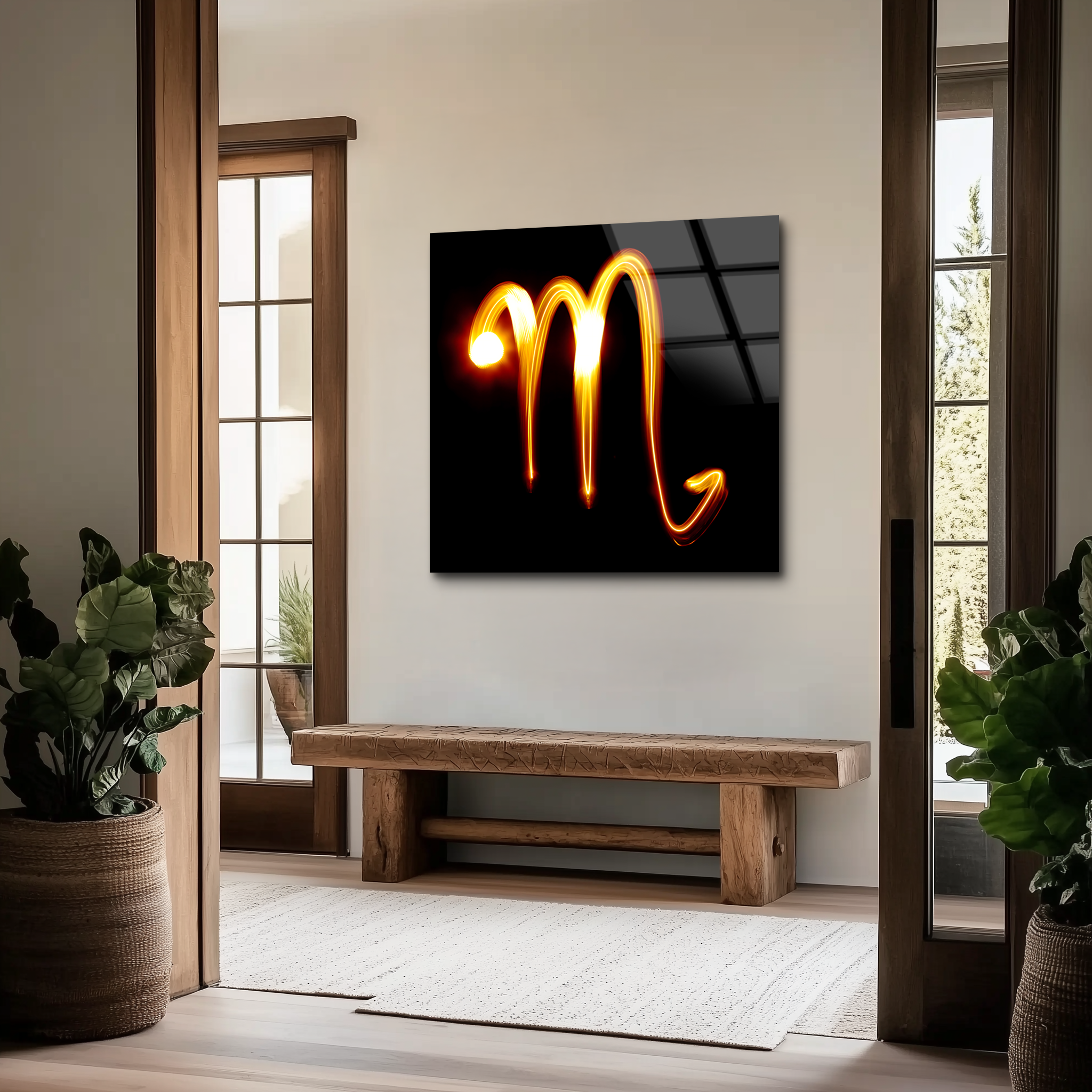 Scorpio Zodiac Symbol | Premium HD Metal Wall Art