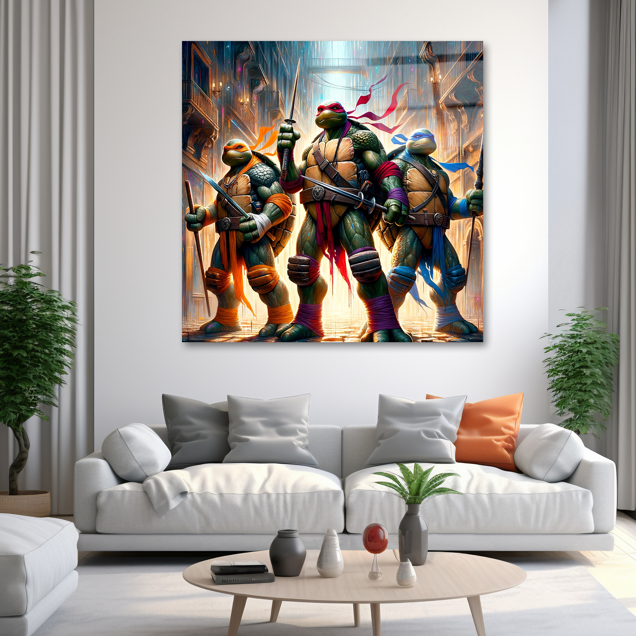 Teenage Mutant Ninja Turtles | Premium HD Metal Wall Art