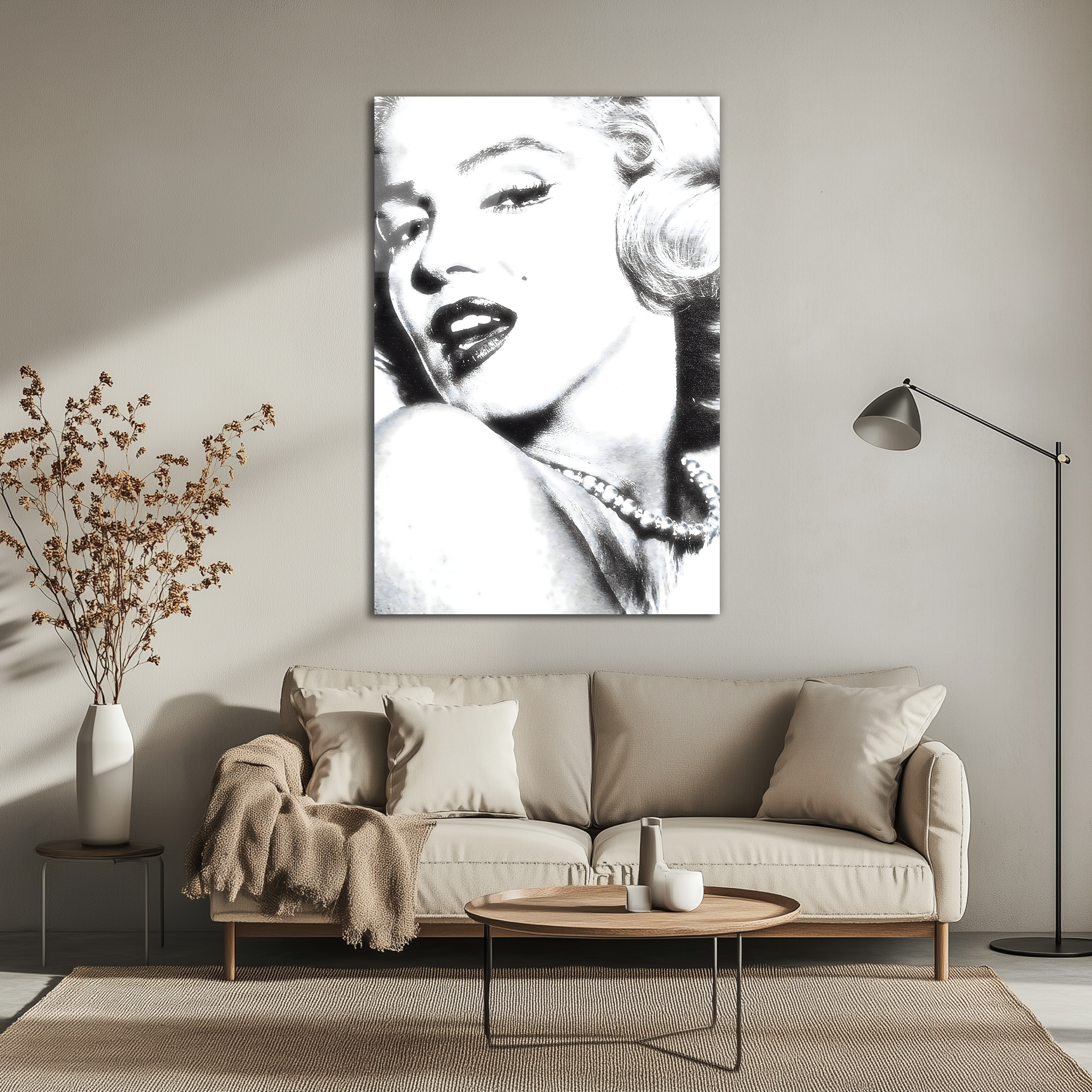 Iconic Marilyn Monroe Pose | Premium HD Metal Wall Art