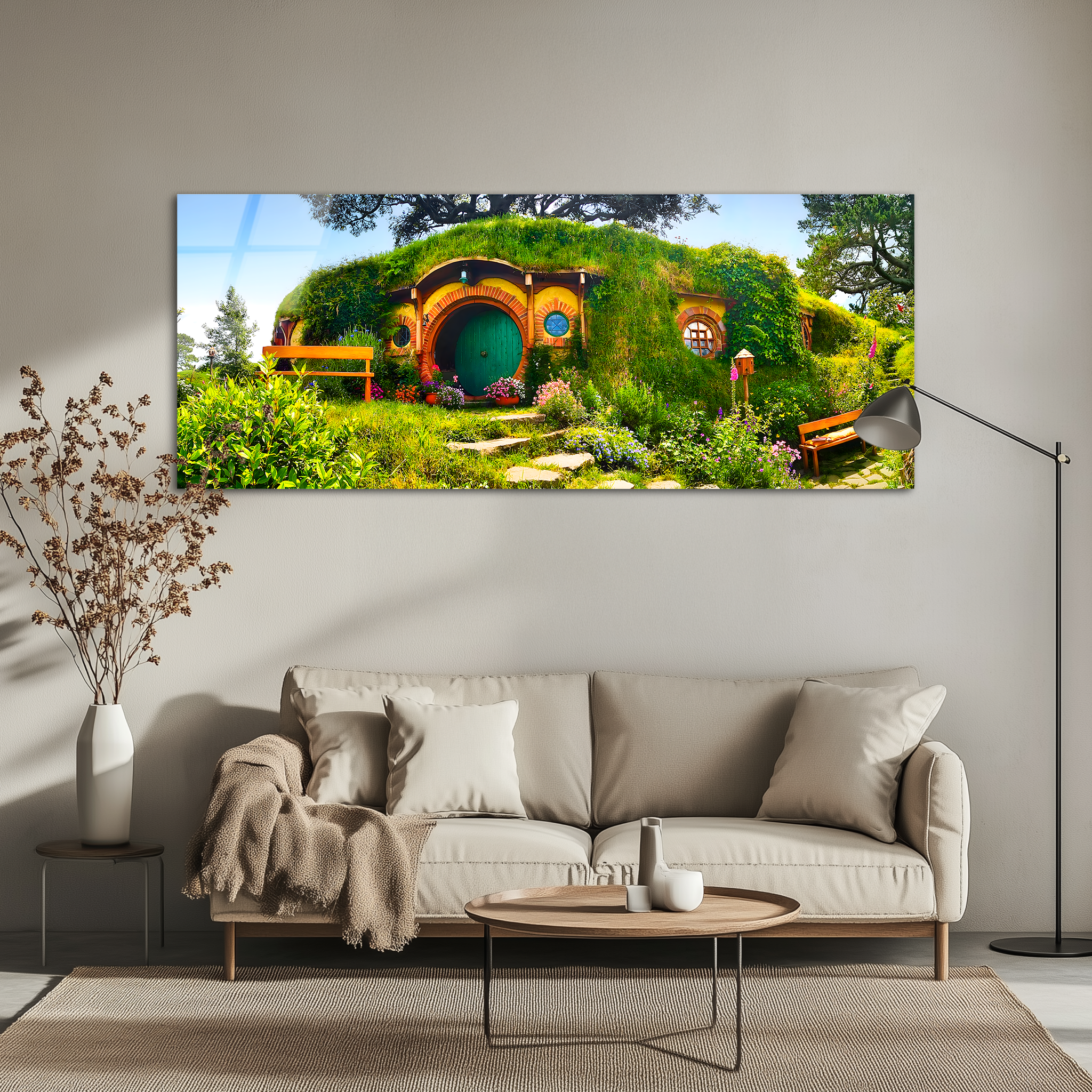 Hobbiton Movie Set | Premium HD Metal Wall Art