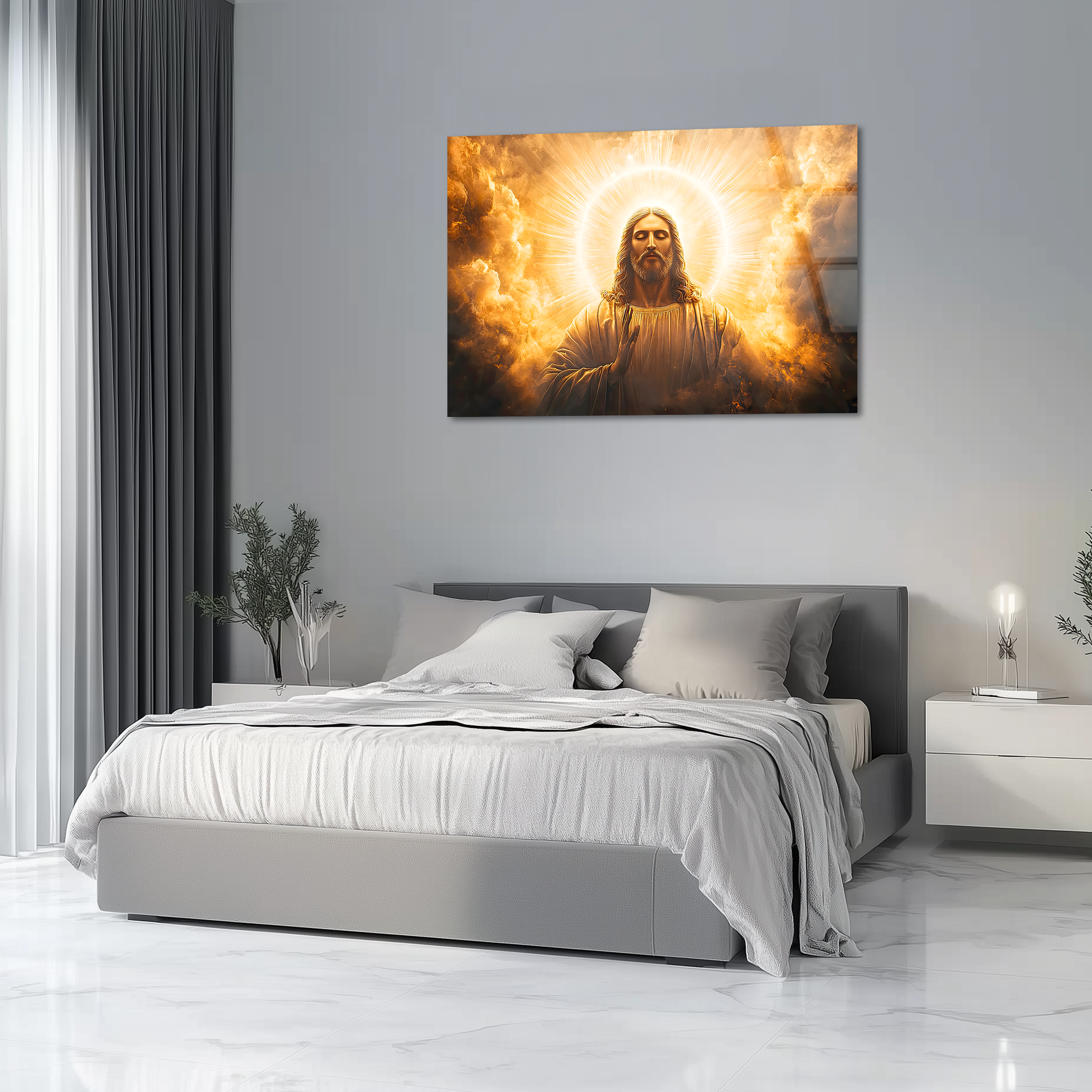 Jesus the Savior | Premium HD Metal Wall Art