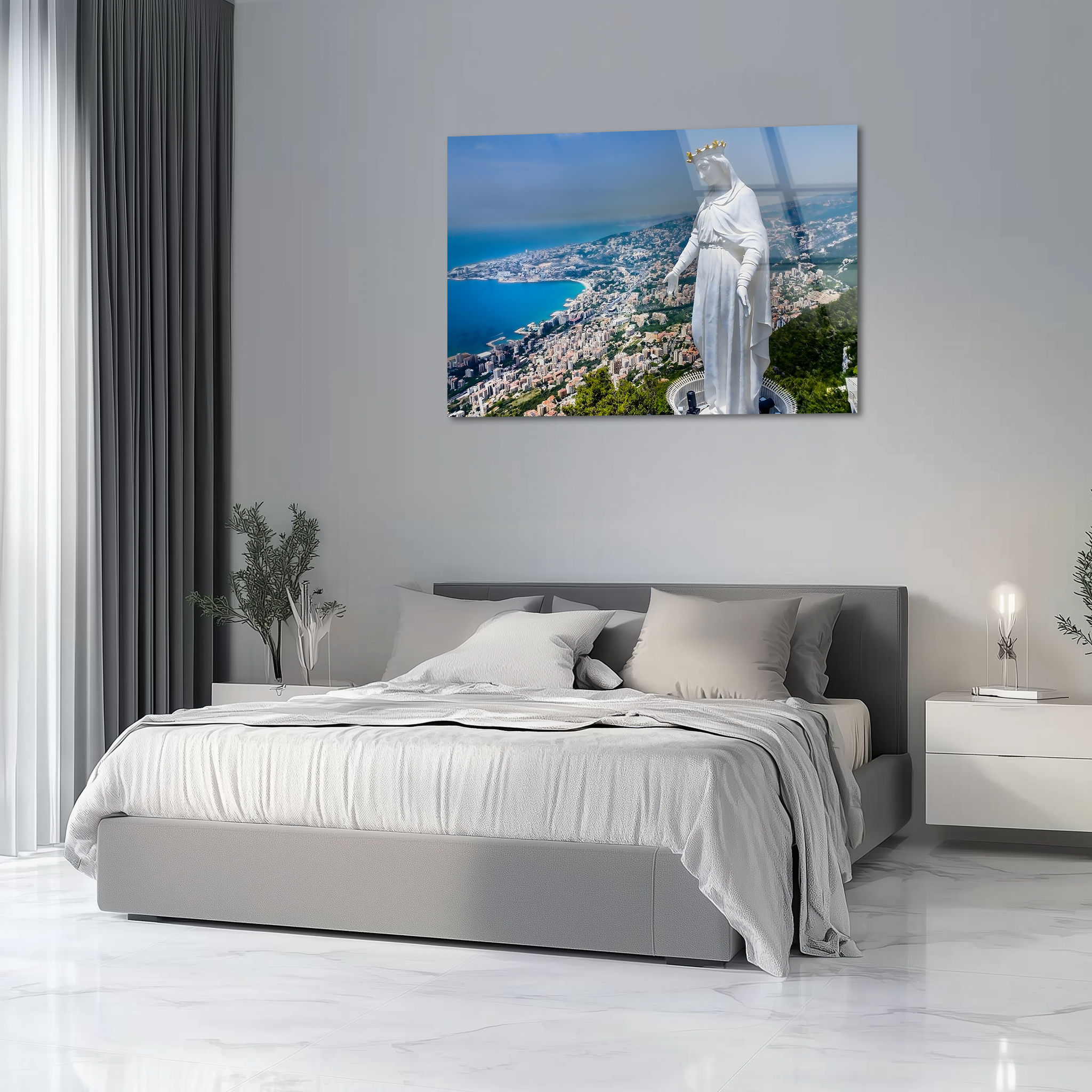 Our Lady of Lebanon | Premium HD Metal Wall Art