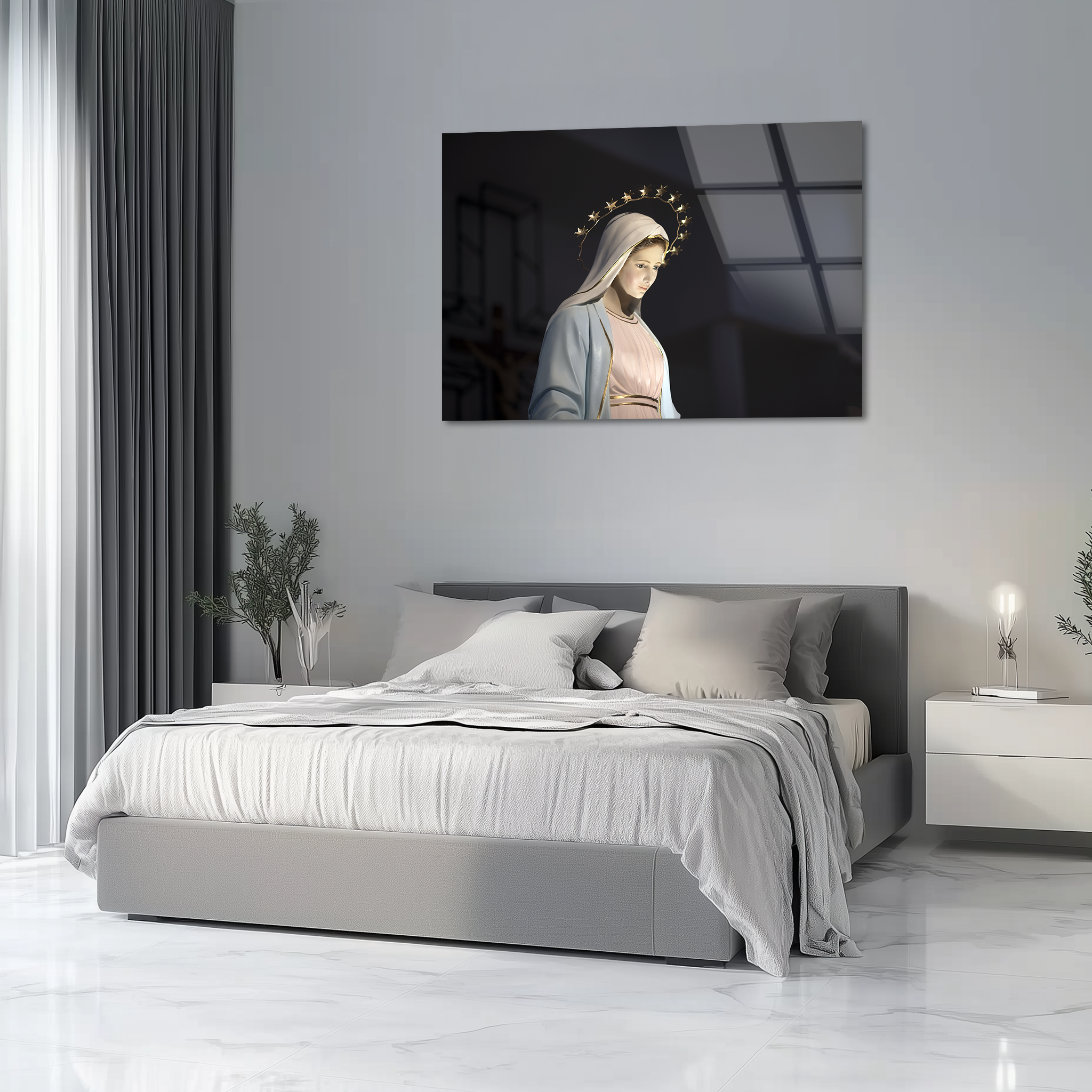 Our Lady of Medjugorje | Premium HD Metal Wall Art