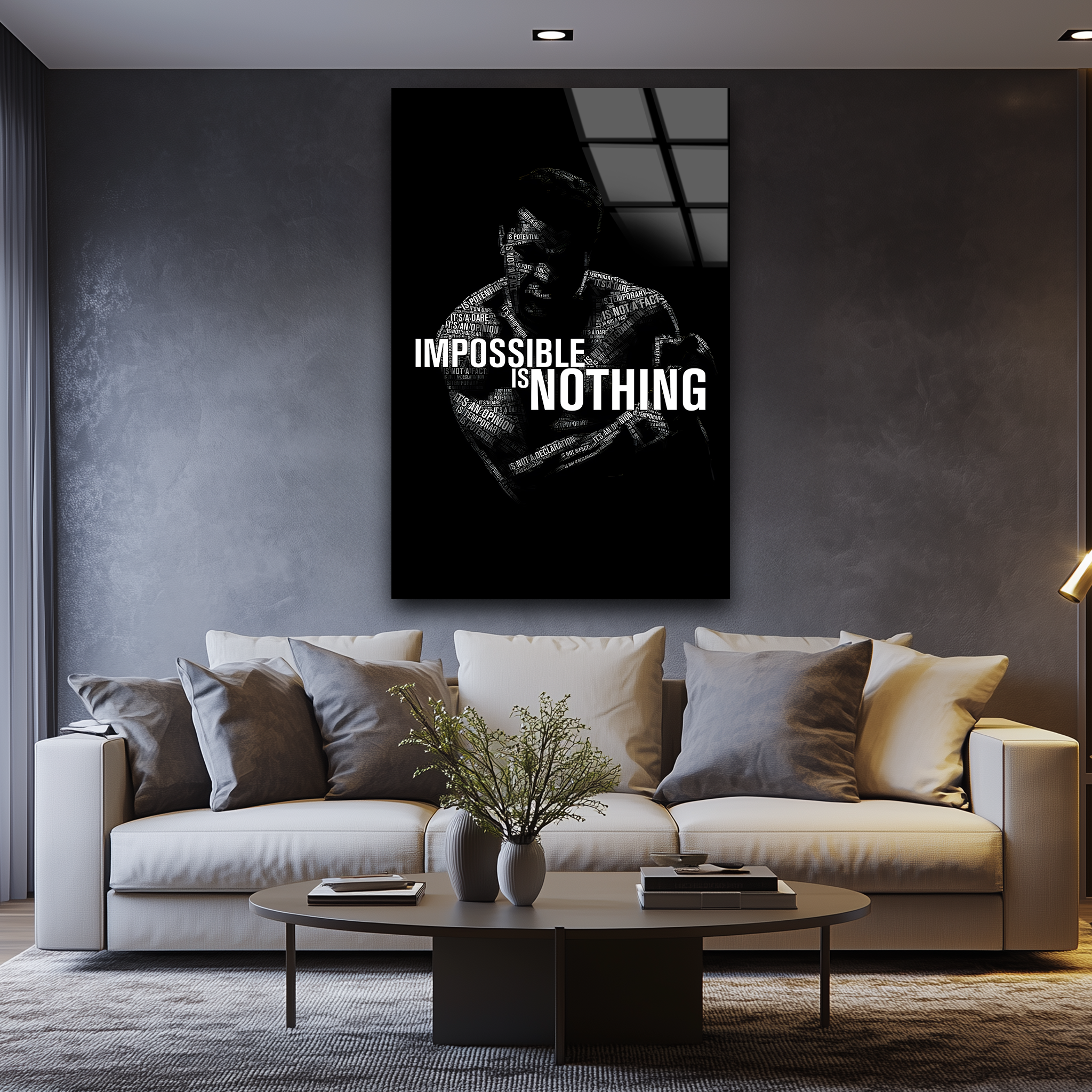 Impossible is Nothing | Premium HD Metal Wall Art