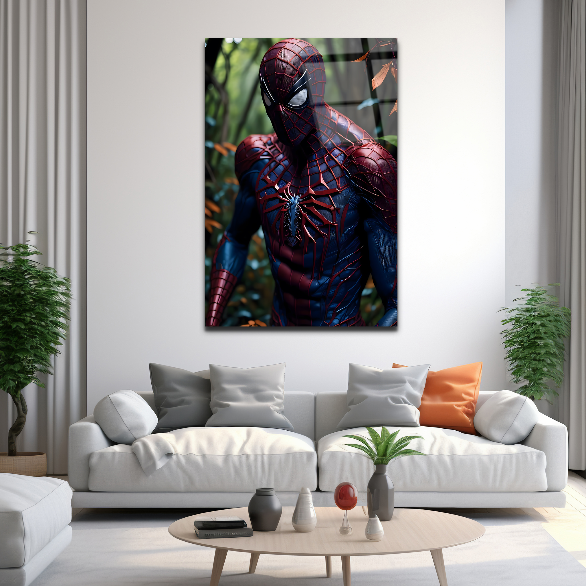 Spider-Man: The Hero of New York | Premium HD Metal Wall Art