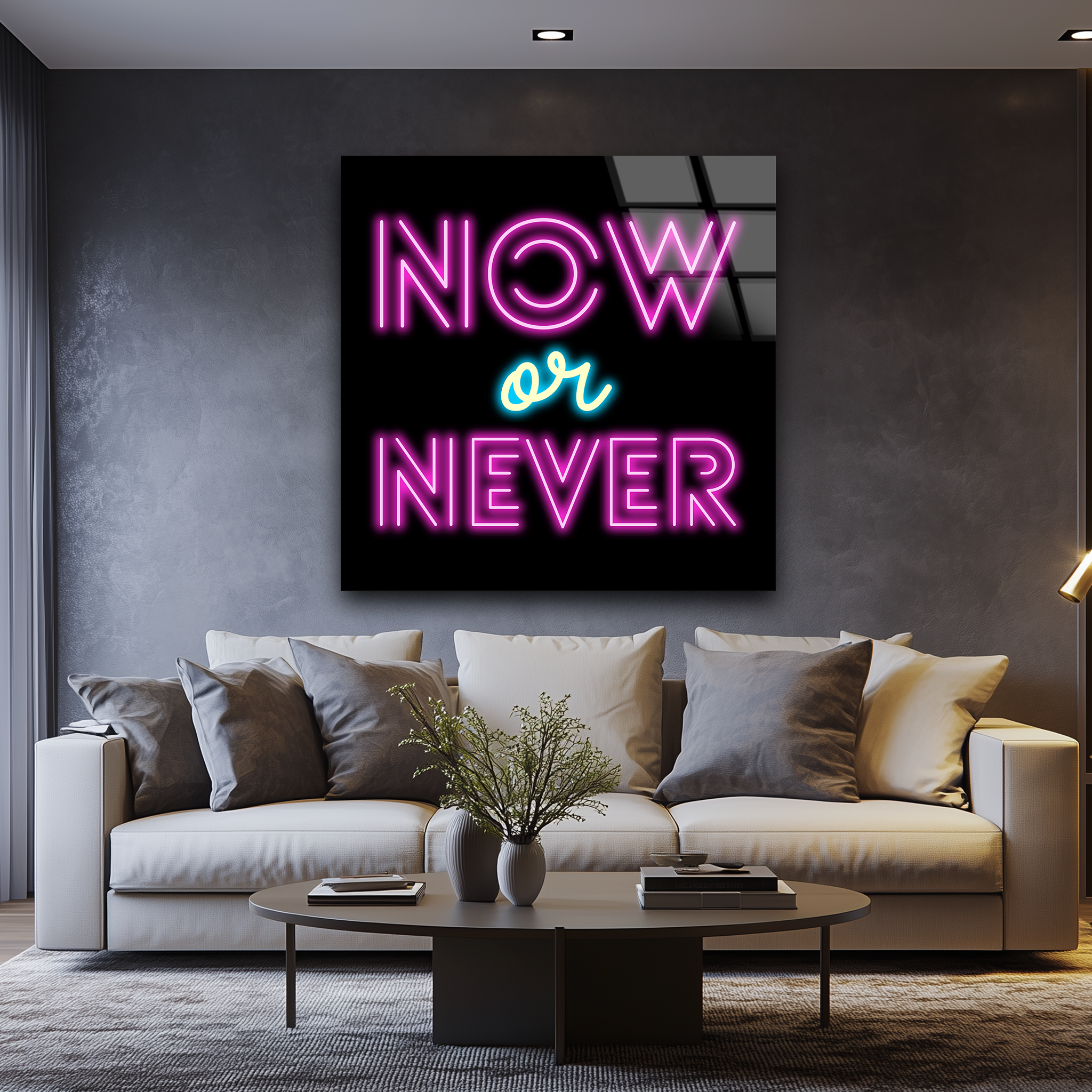 Now or Never | Premium HD Metal Wall Art
