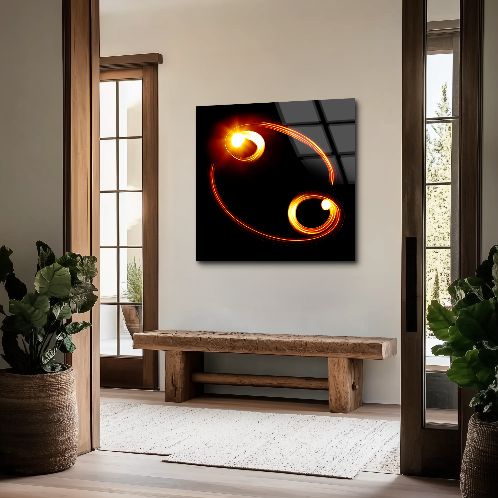 Cancer Zodiac Symbol | Premium HD Metal Wall Art