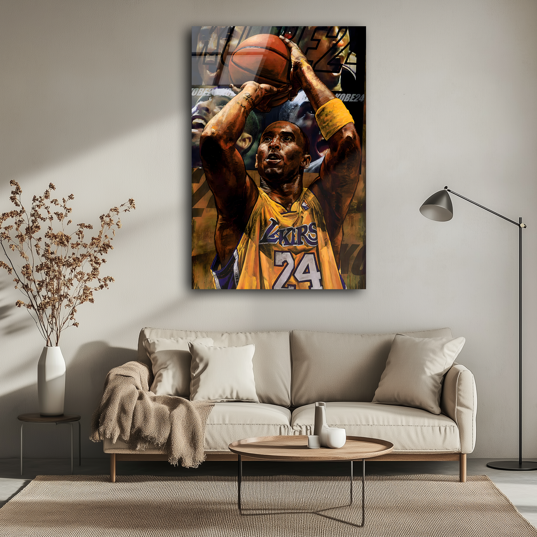 Kobe Bryant: The Shot | Premium HD Metal Wall Art